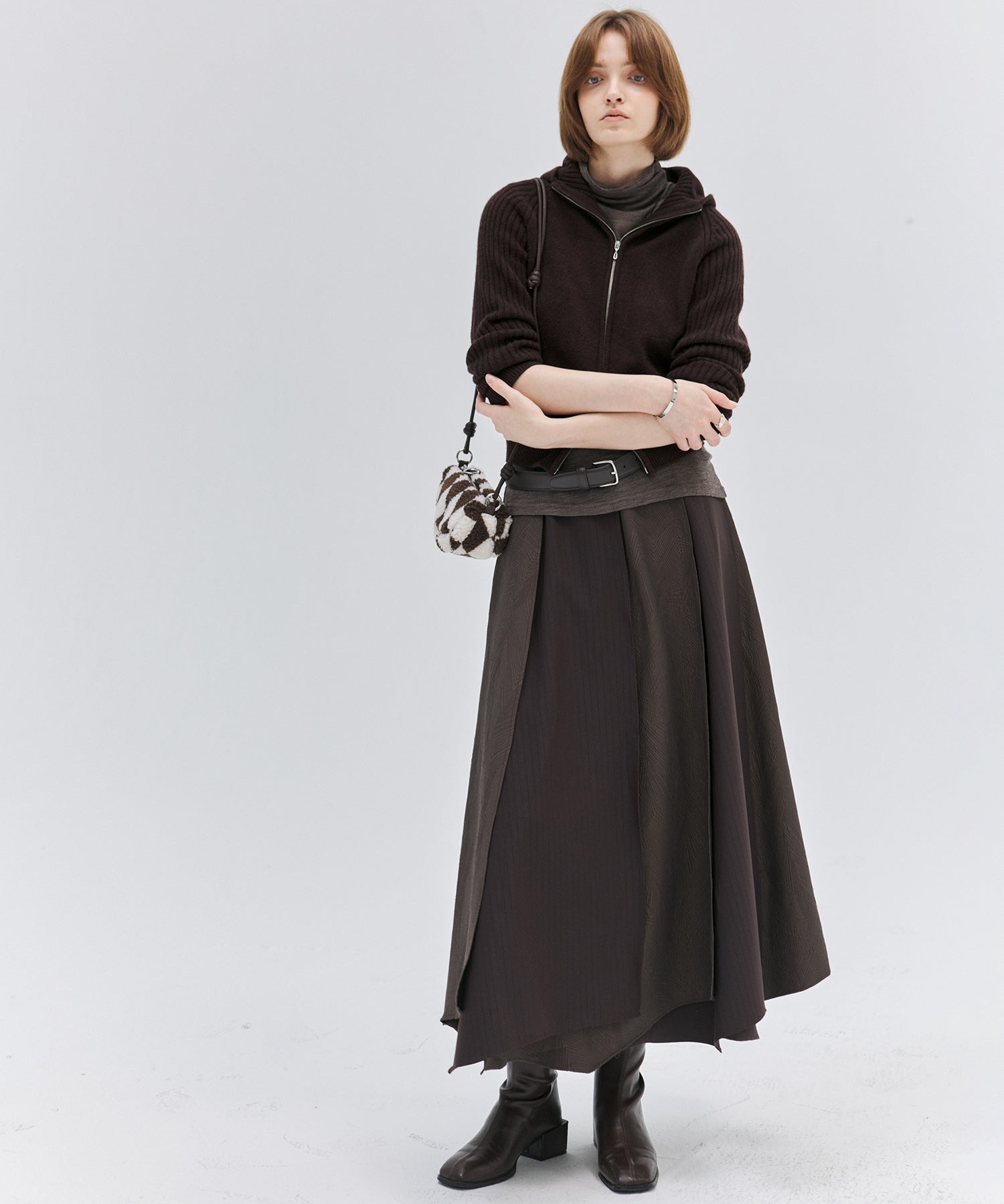 Deconstructed Multi-Panel A-Line Skirt