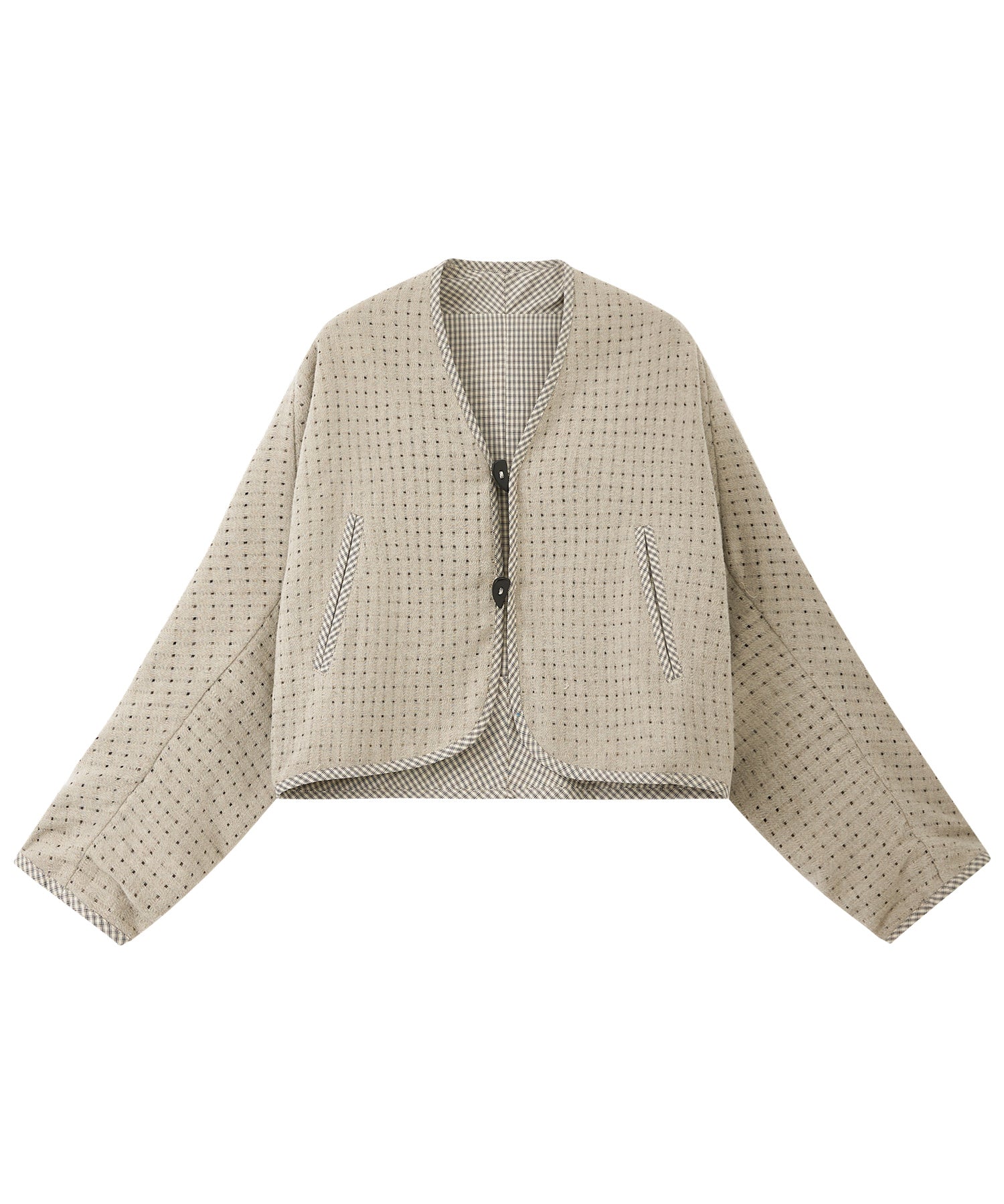 Layered Cut-Out Jacket