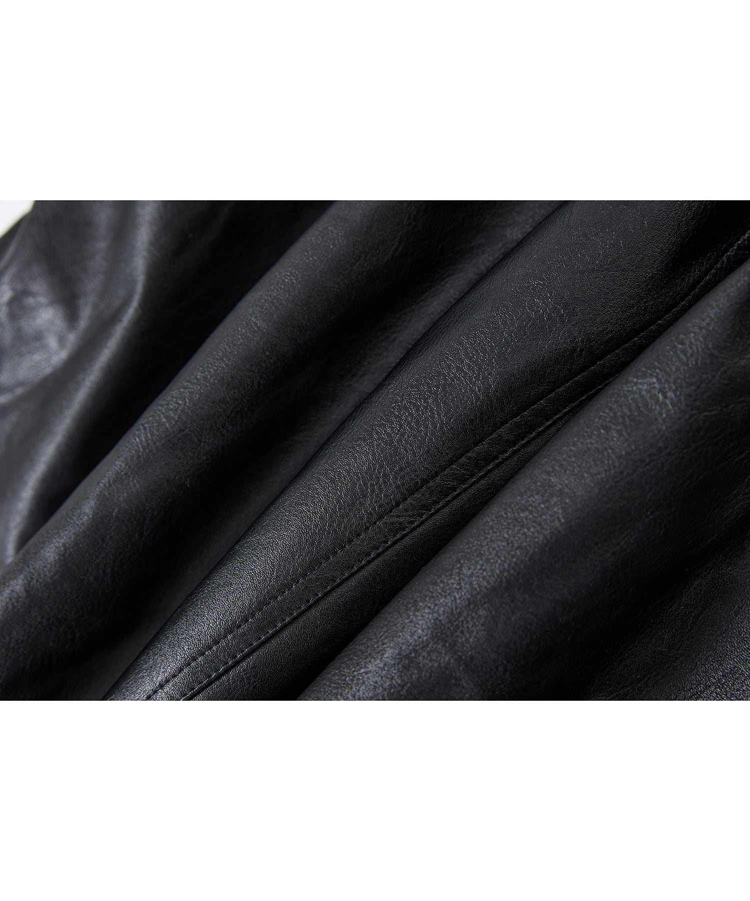 Faux Leather & Fleece Panel Short Jacket