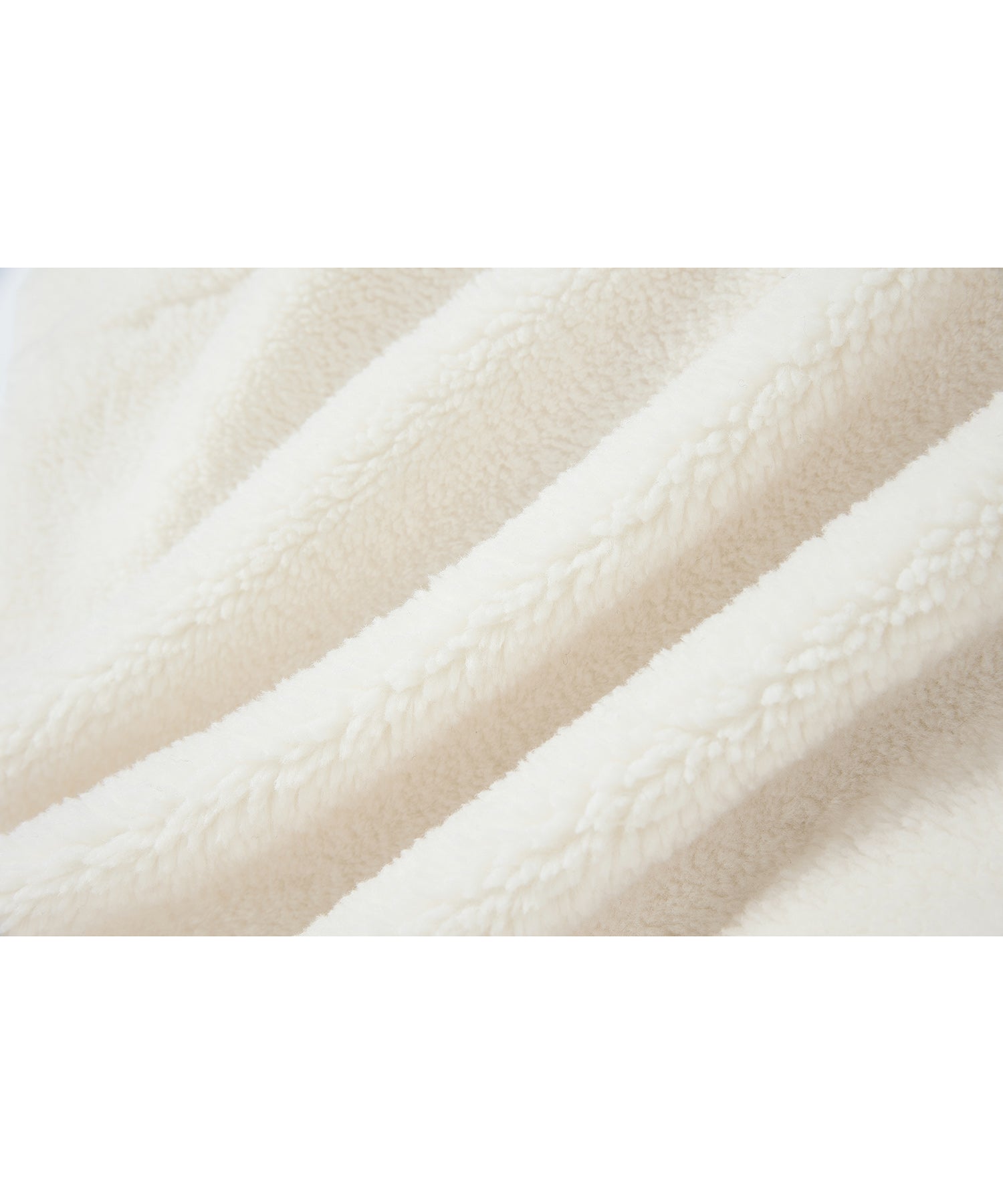 Asymmetric Collar Faux Shearling Short Jacket