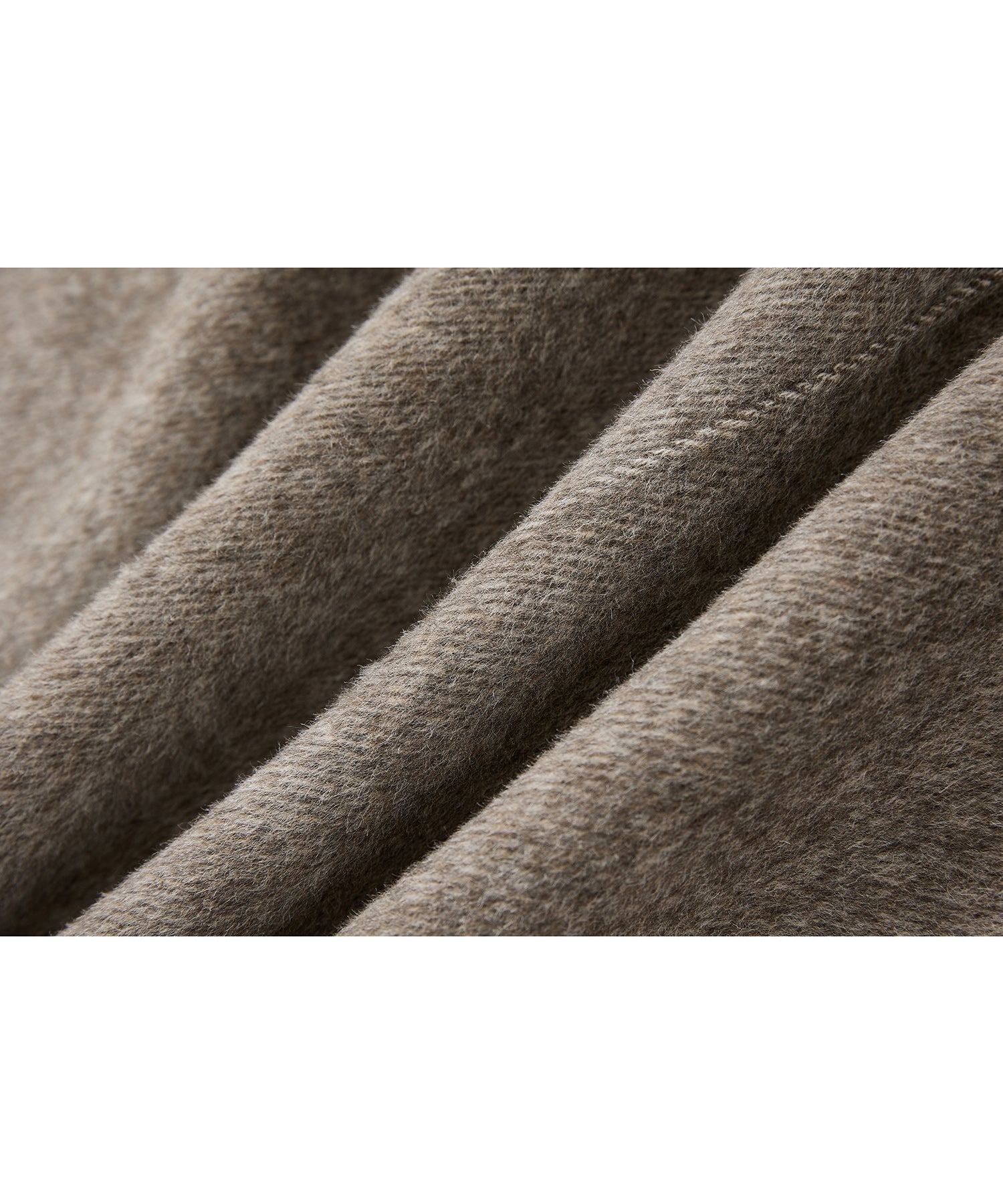 100% Wool Double-Face Long Lapel Oversized Overcoat