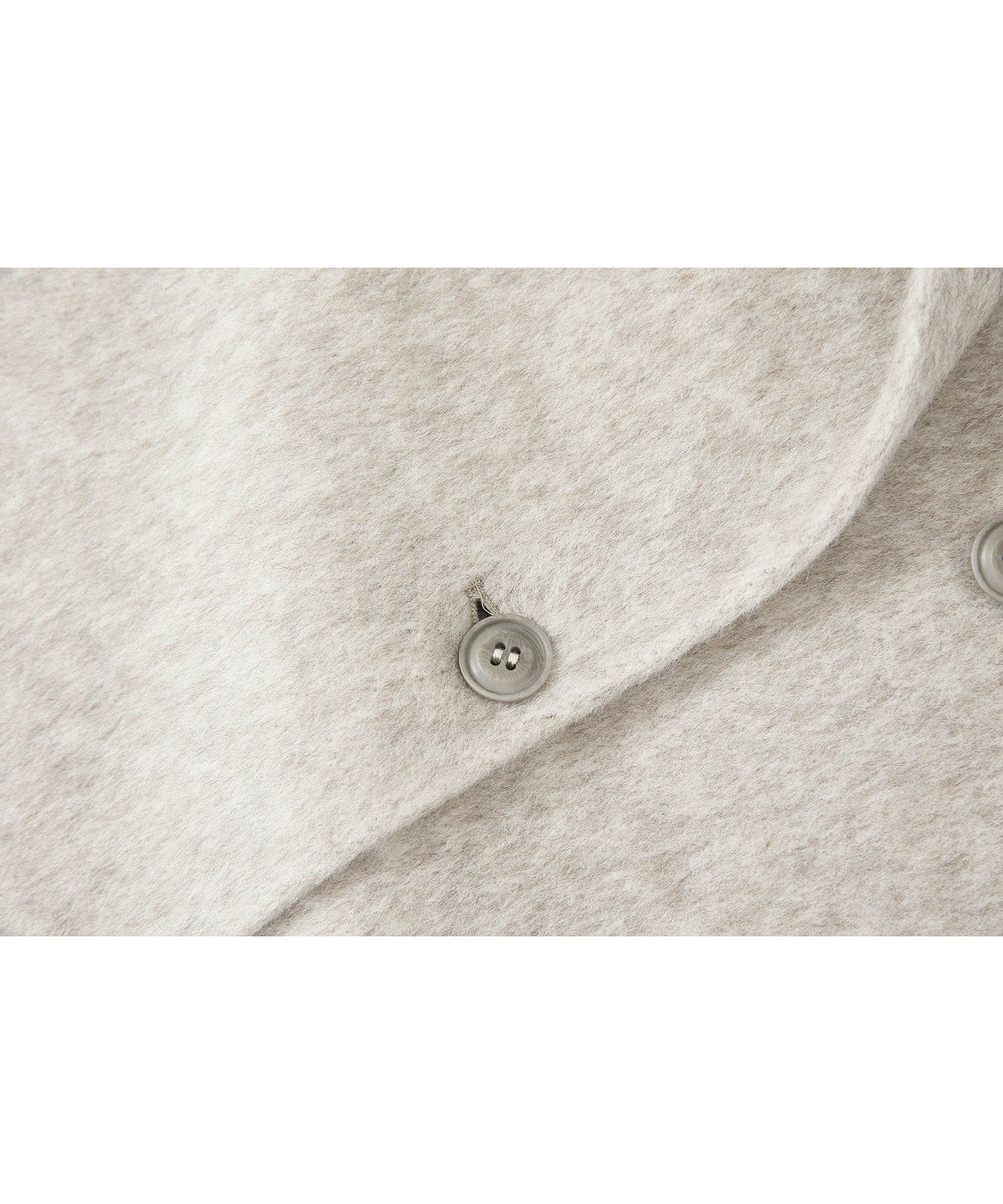 100% Wool Double-Face Long Lapel Oversized Overcoat