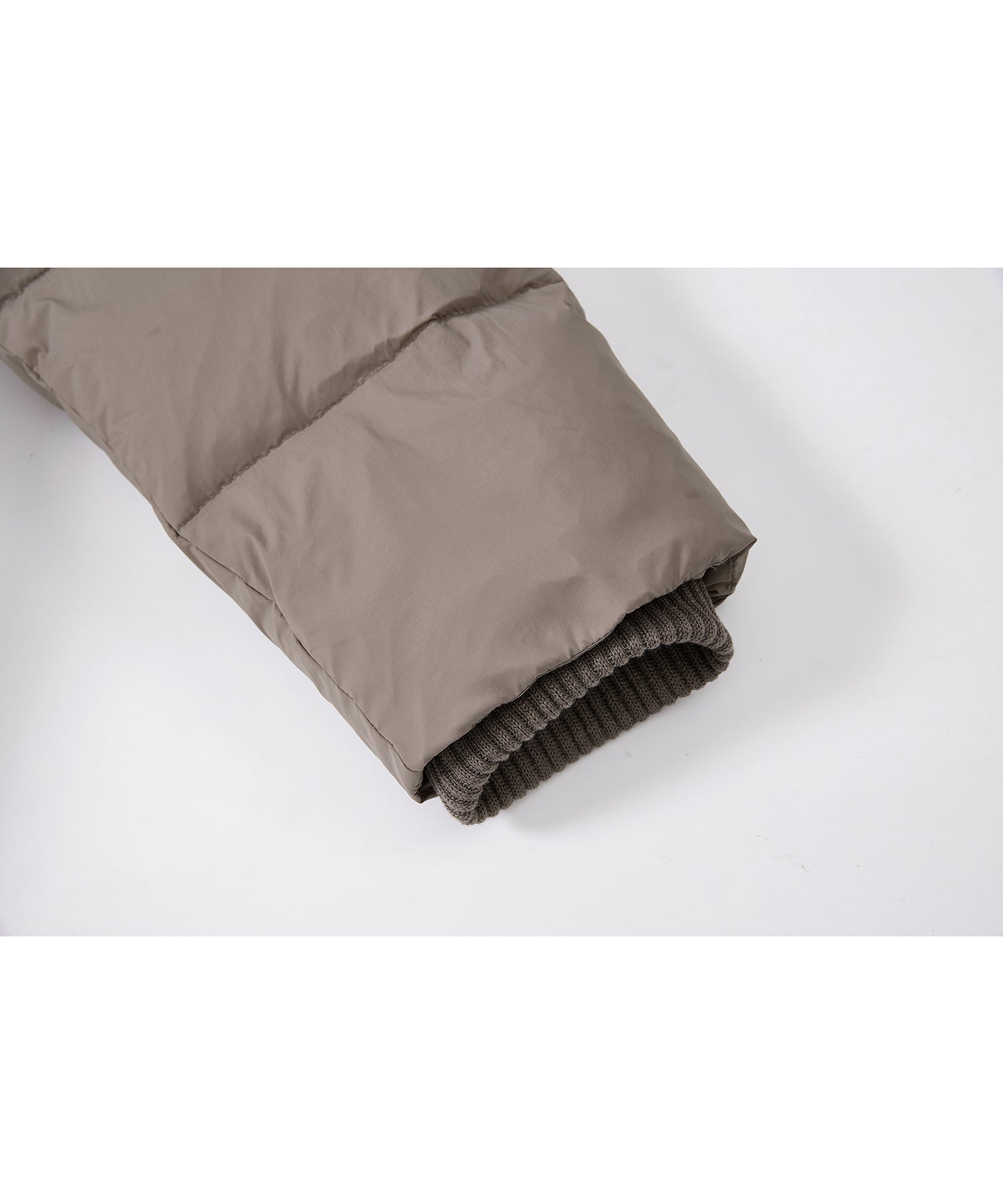 Mid-Length Stand Collar Hooded Oversize Down Coat