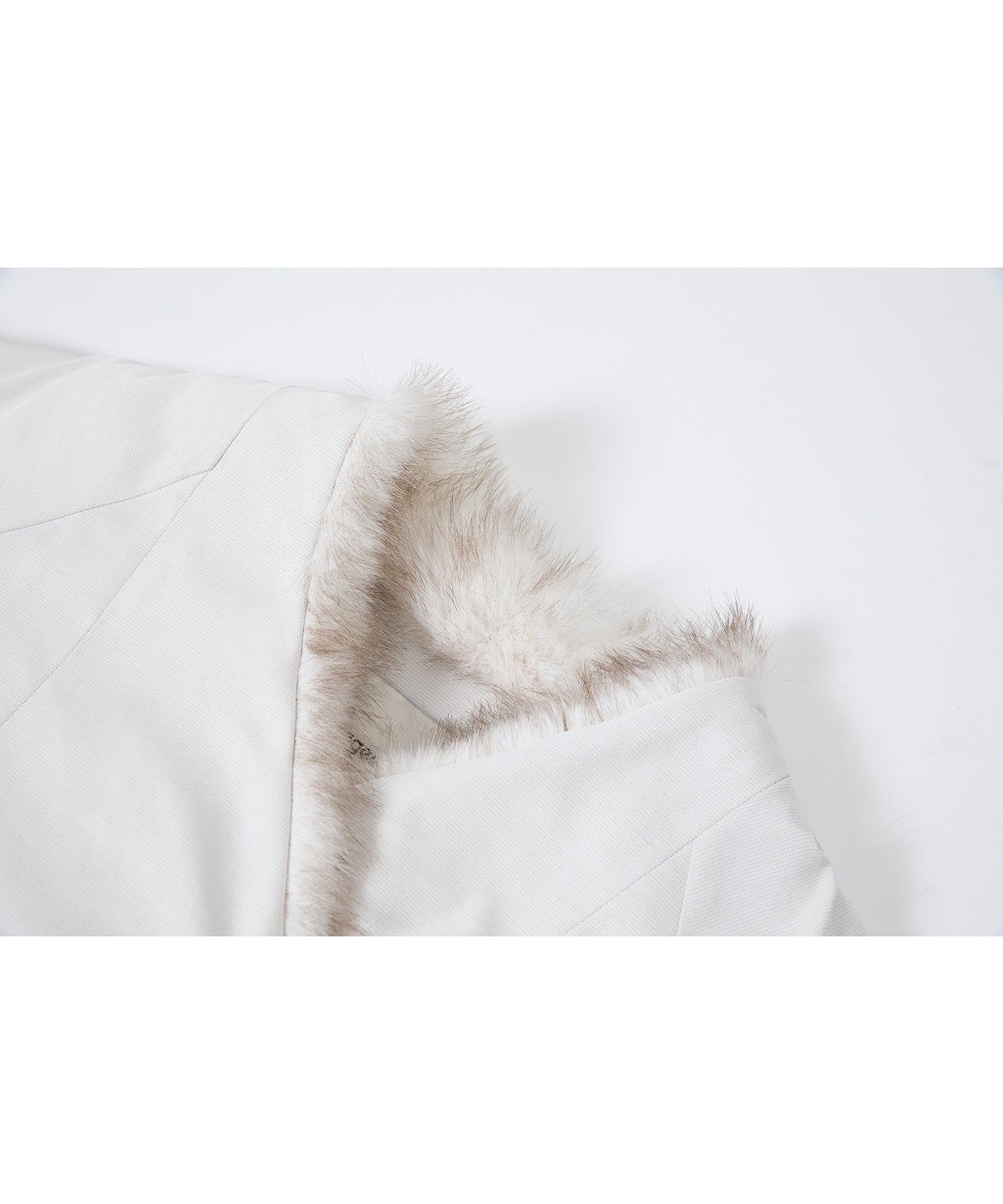 Faux Fur Collar Balloon Down Jacket