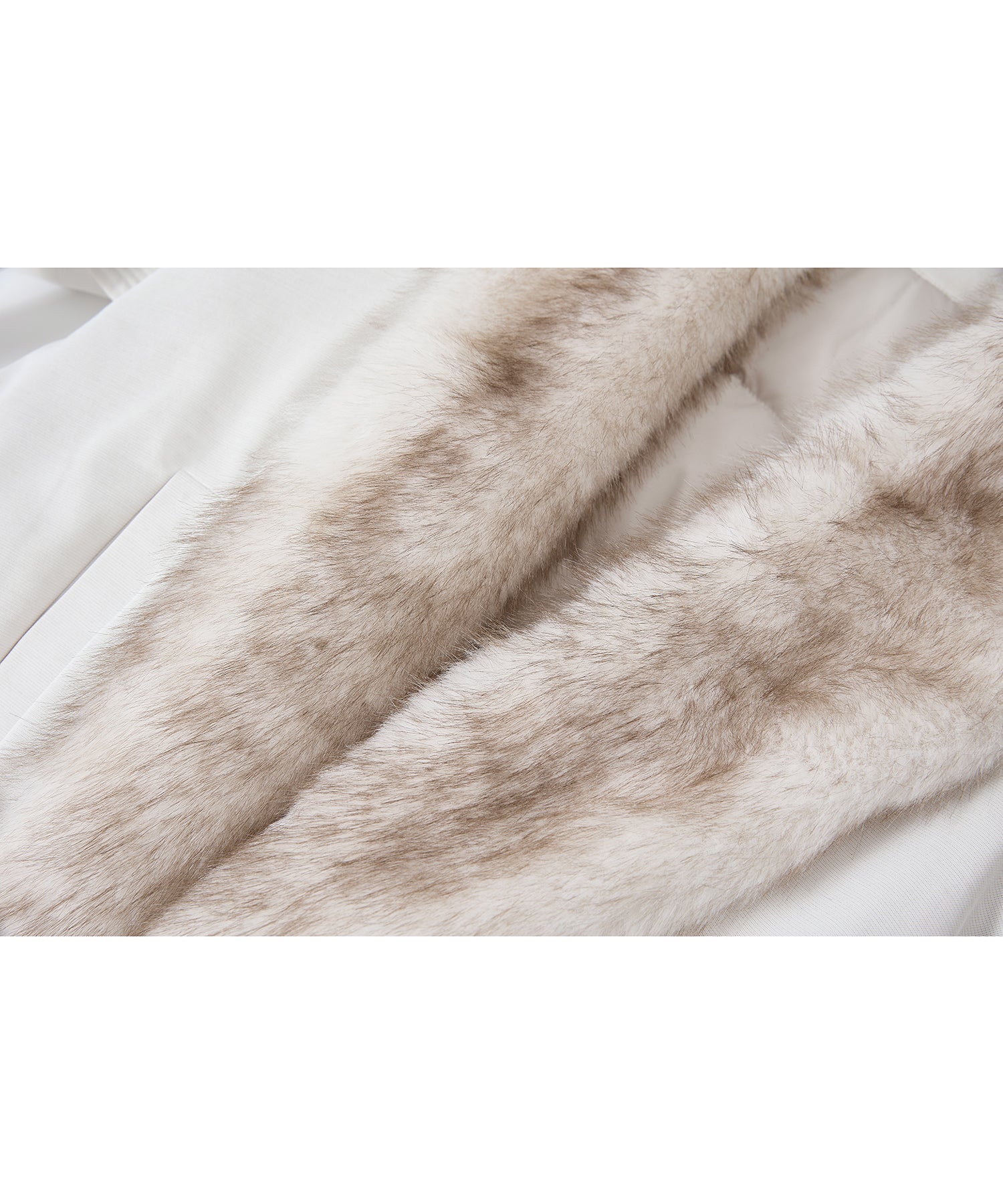 Faux Fur Collar Balloon Down Jacket