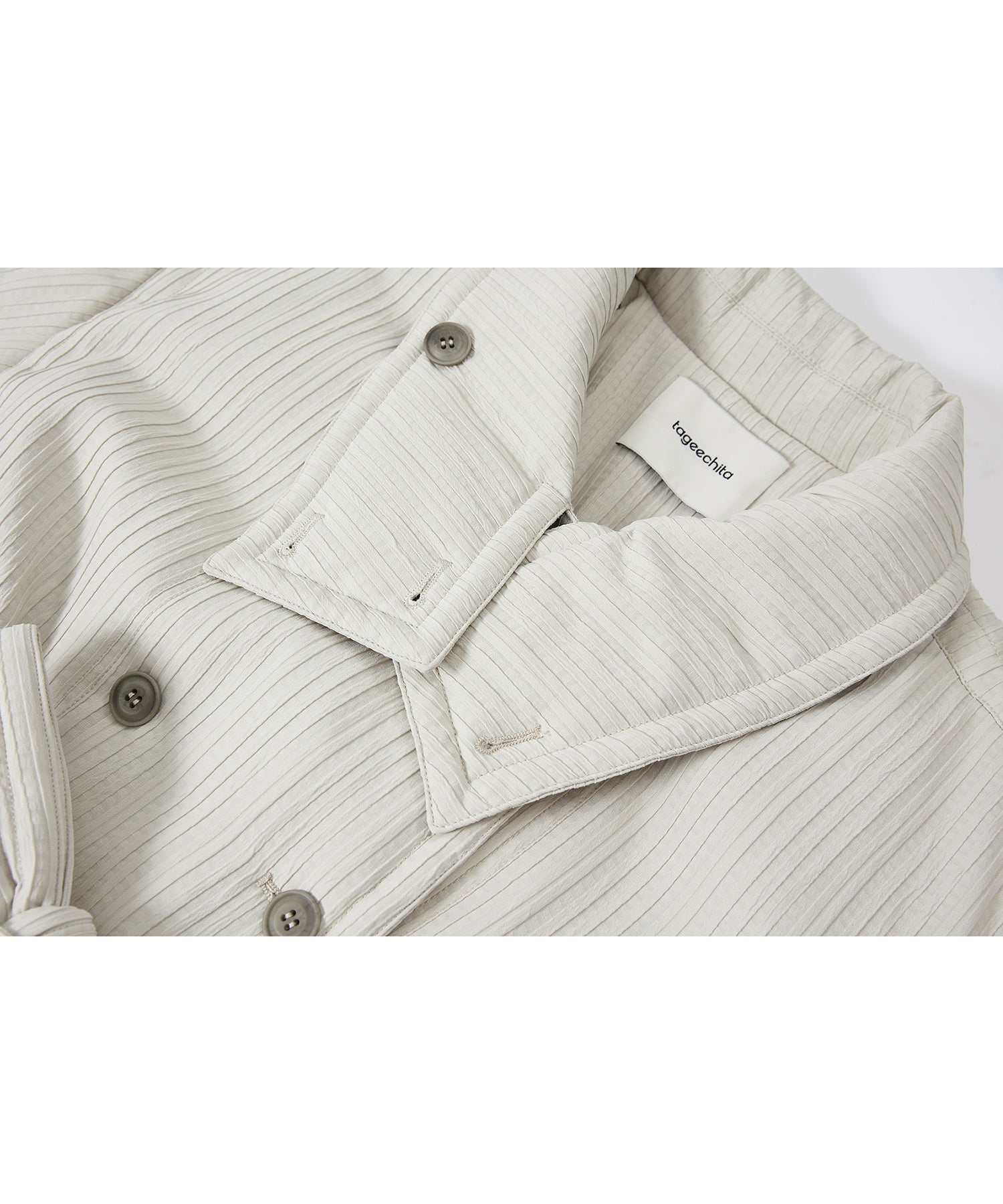 Stand Collar Oversized Long Cotton Coat