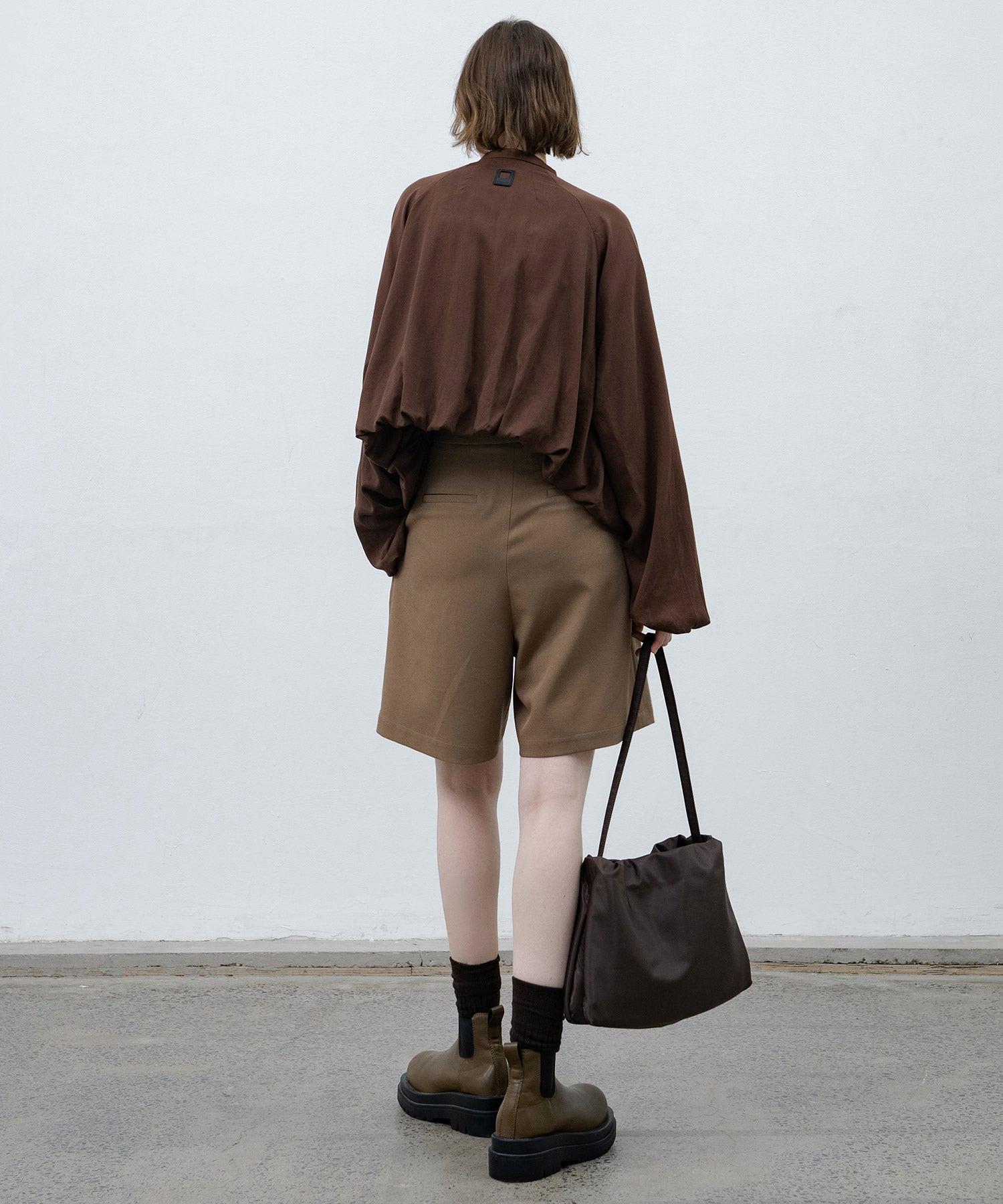 accent waist shorts 