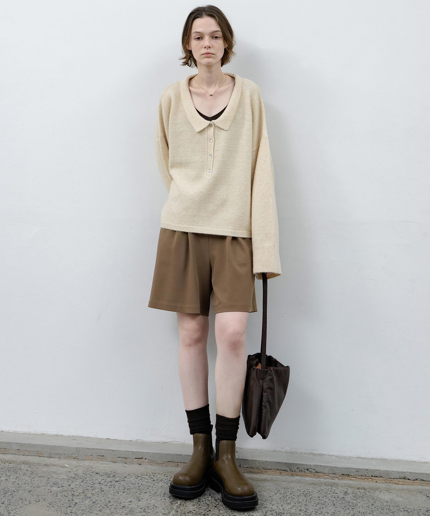 accent waist shorts 