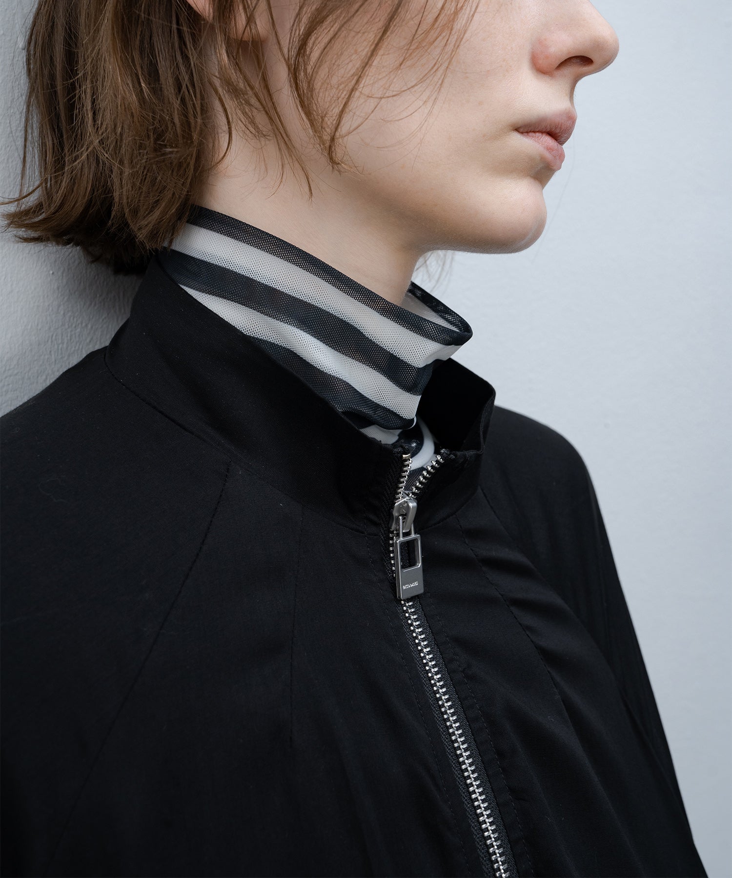 Balloon Sleeve Cropped Blouson