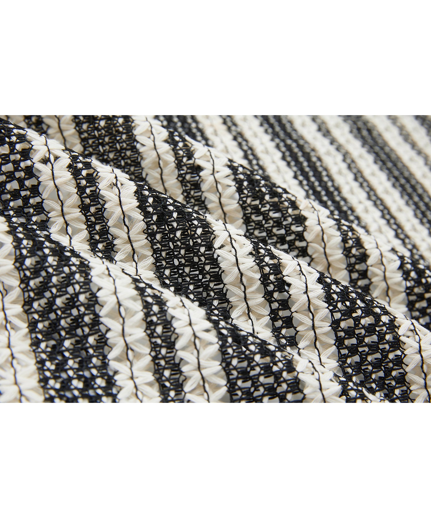 Crochet-Knit See-Through Tunic