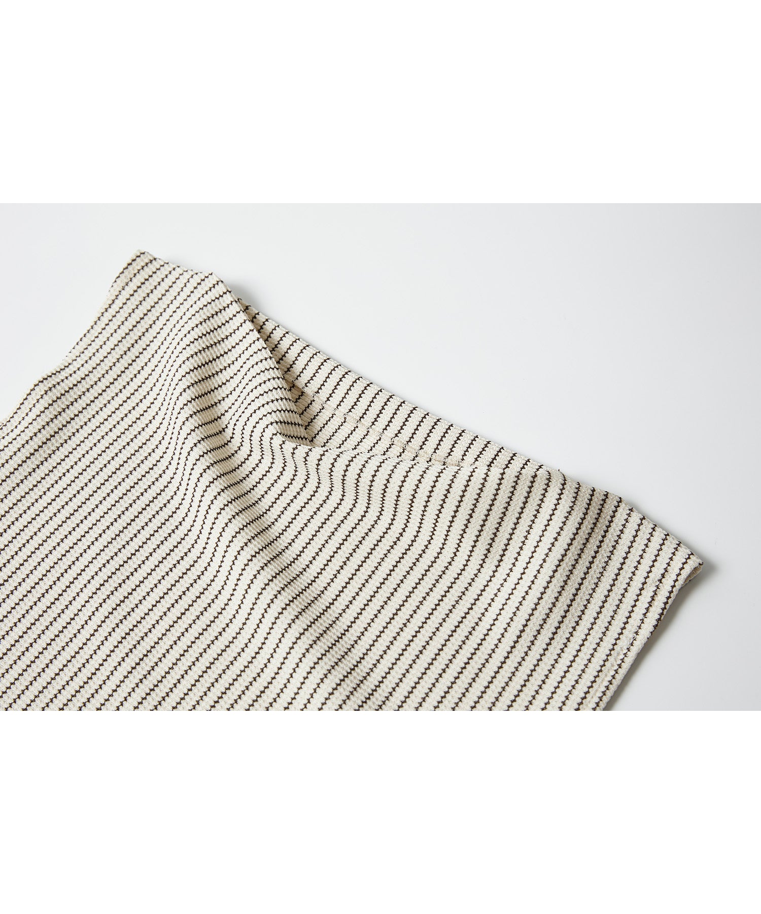 Striped Sleeveless Top with Adjustable Hem &amp; Boat Neck
