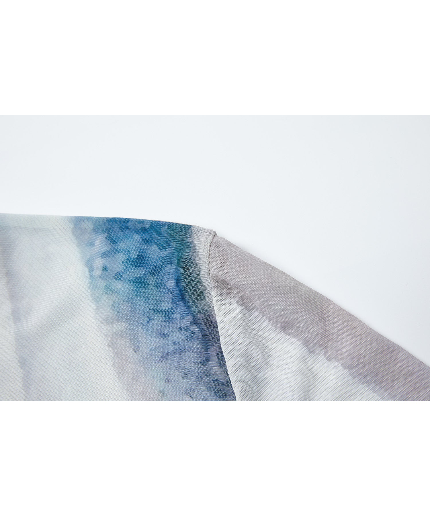 Art Print Sheer Top