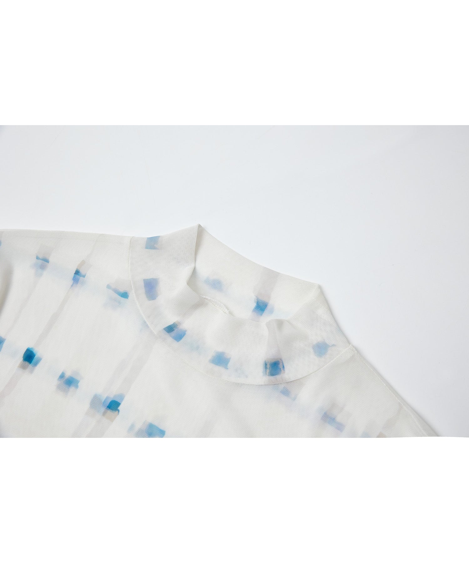 Art Print Sheer Top