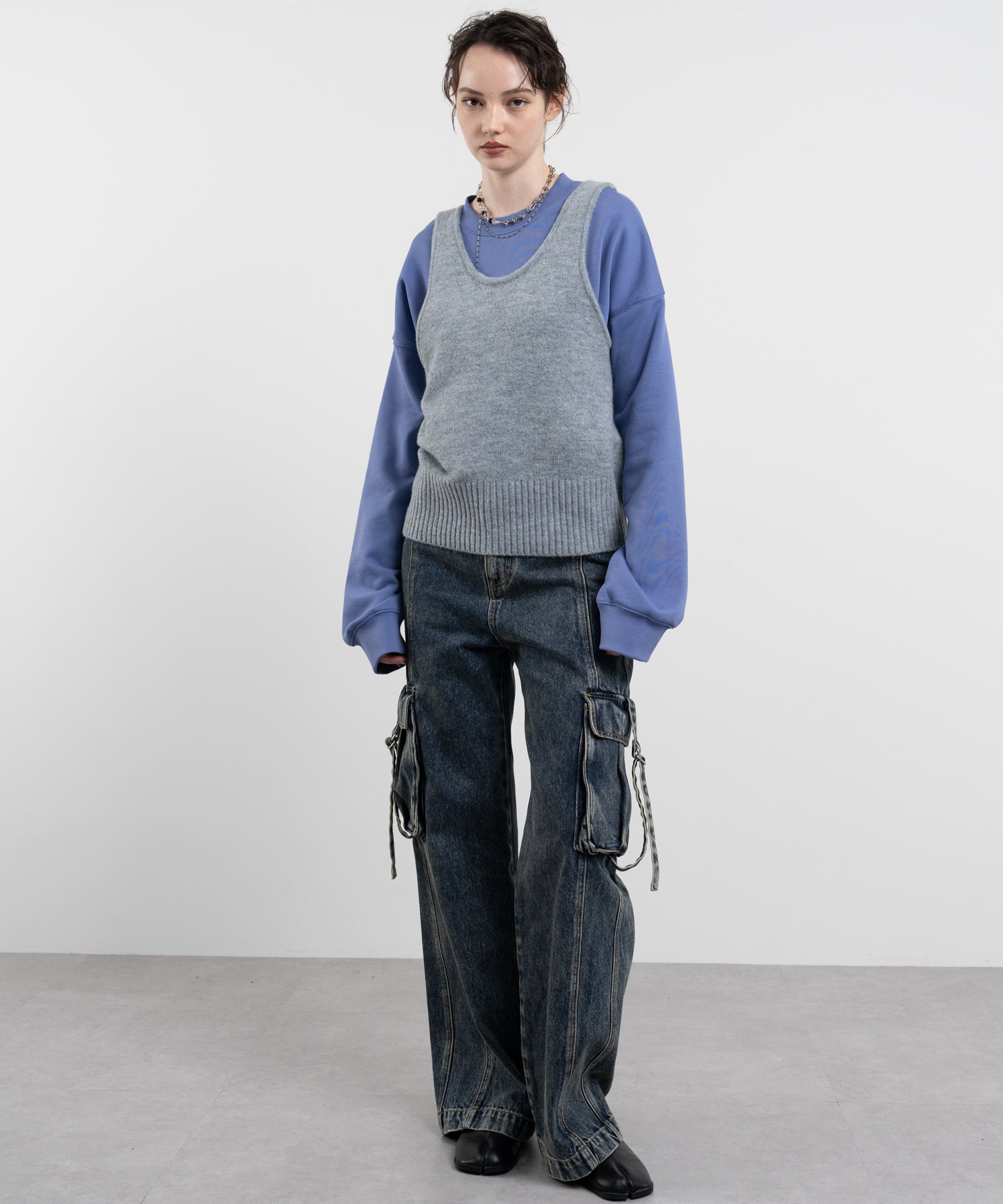 Casual Cropped Sweatshirt Top