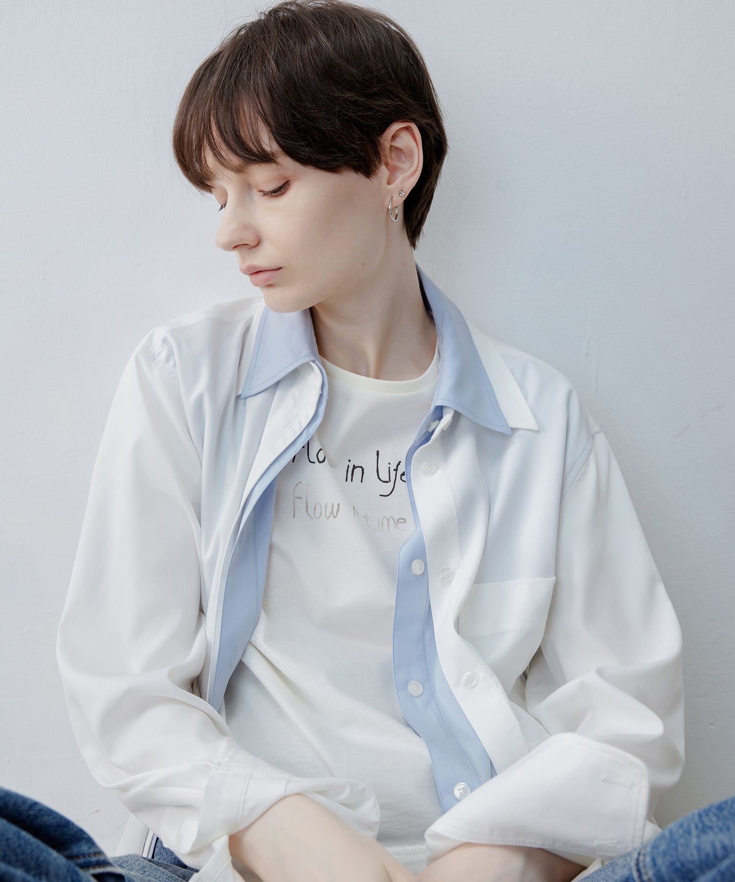 Bicolor Layered Shirt