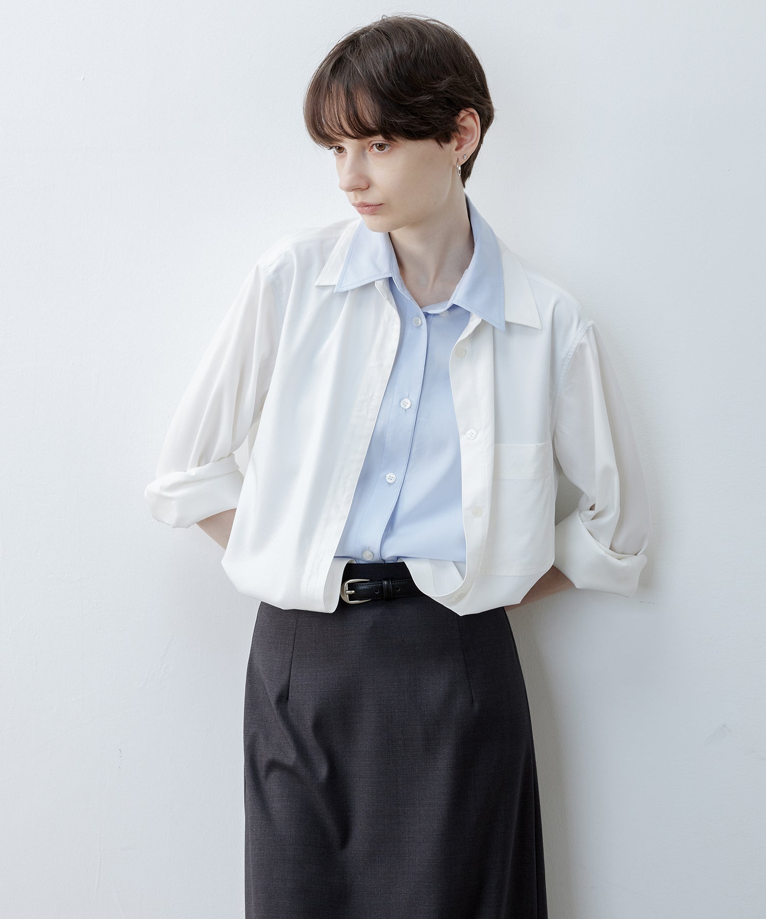 Bicolor Layered Shirt