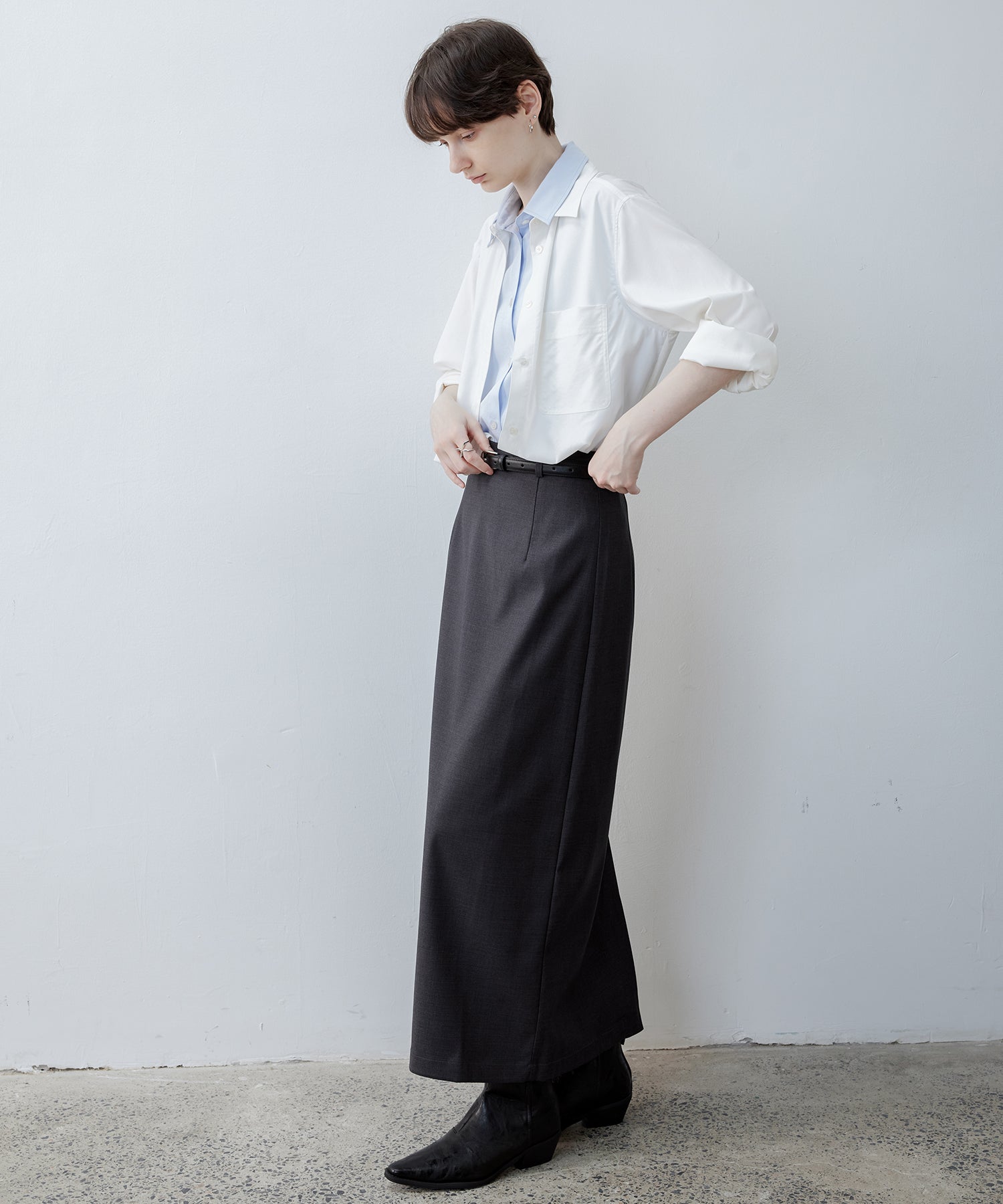 Bicolor Layered Shirt
