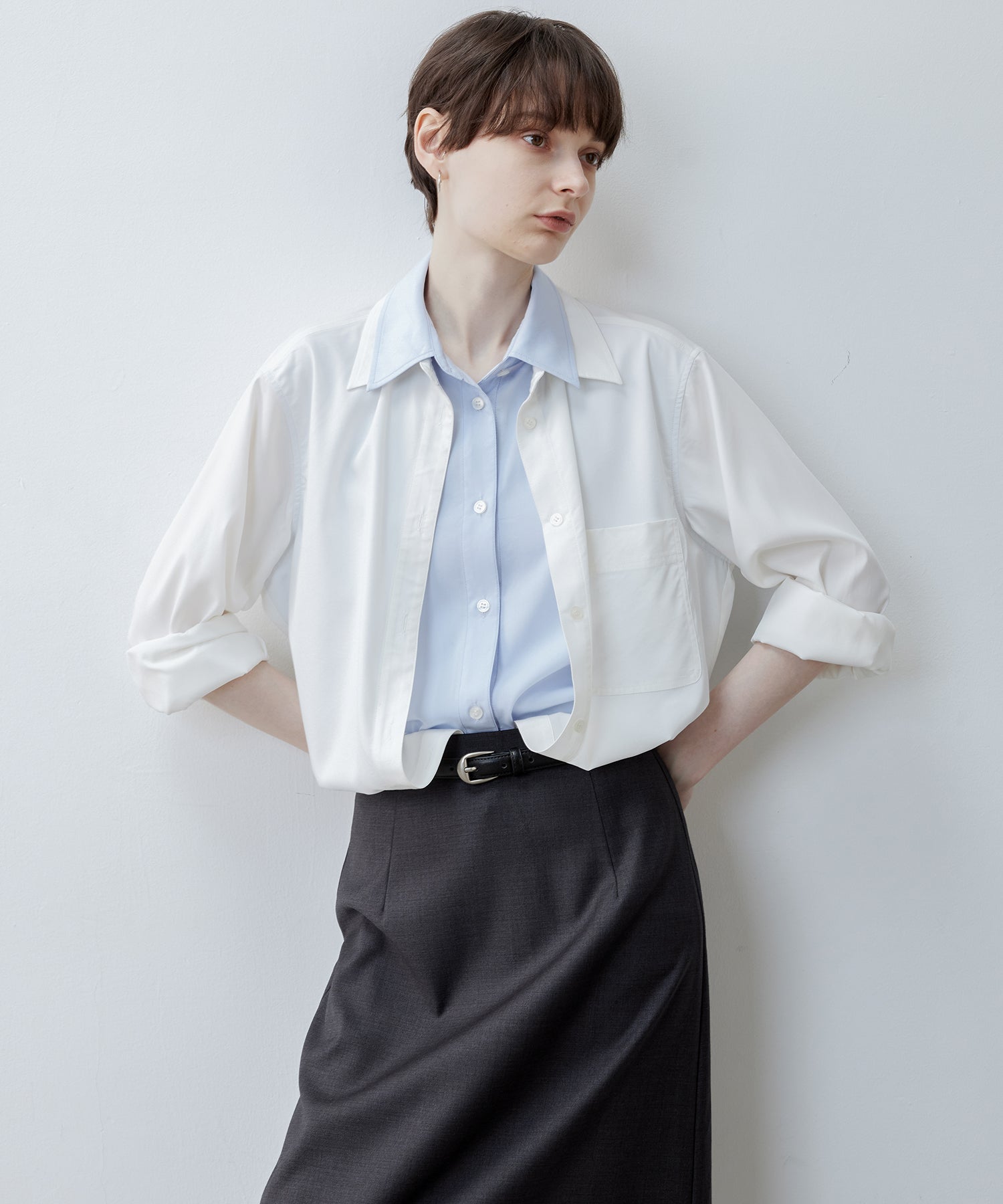 Bicolor Layered Shirt