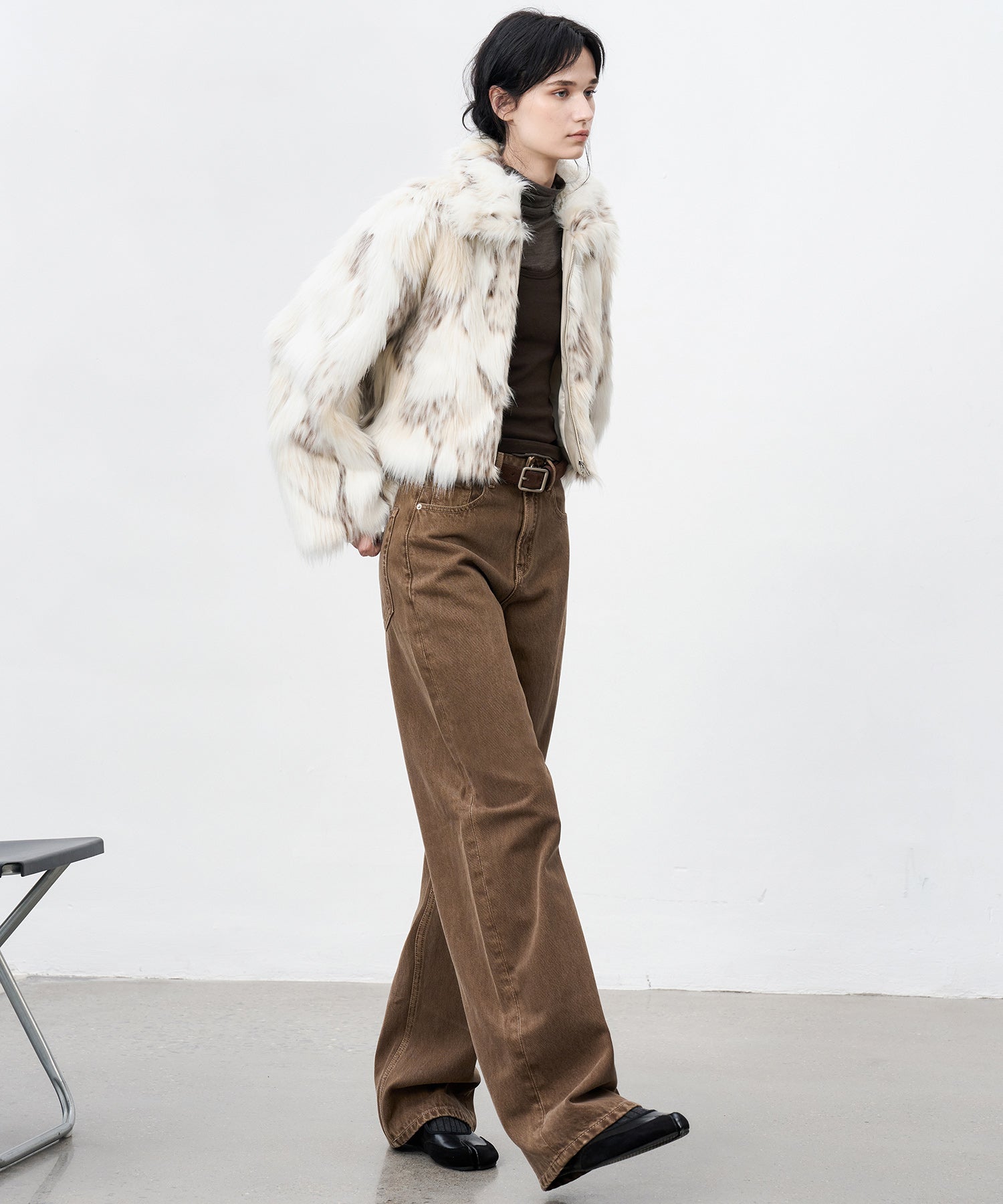 Faux Fur Short Jacket