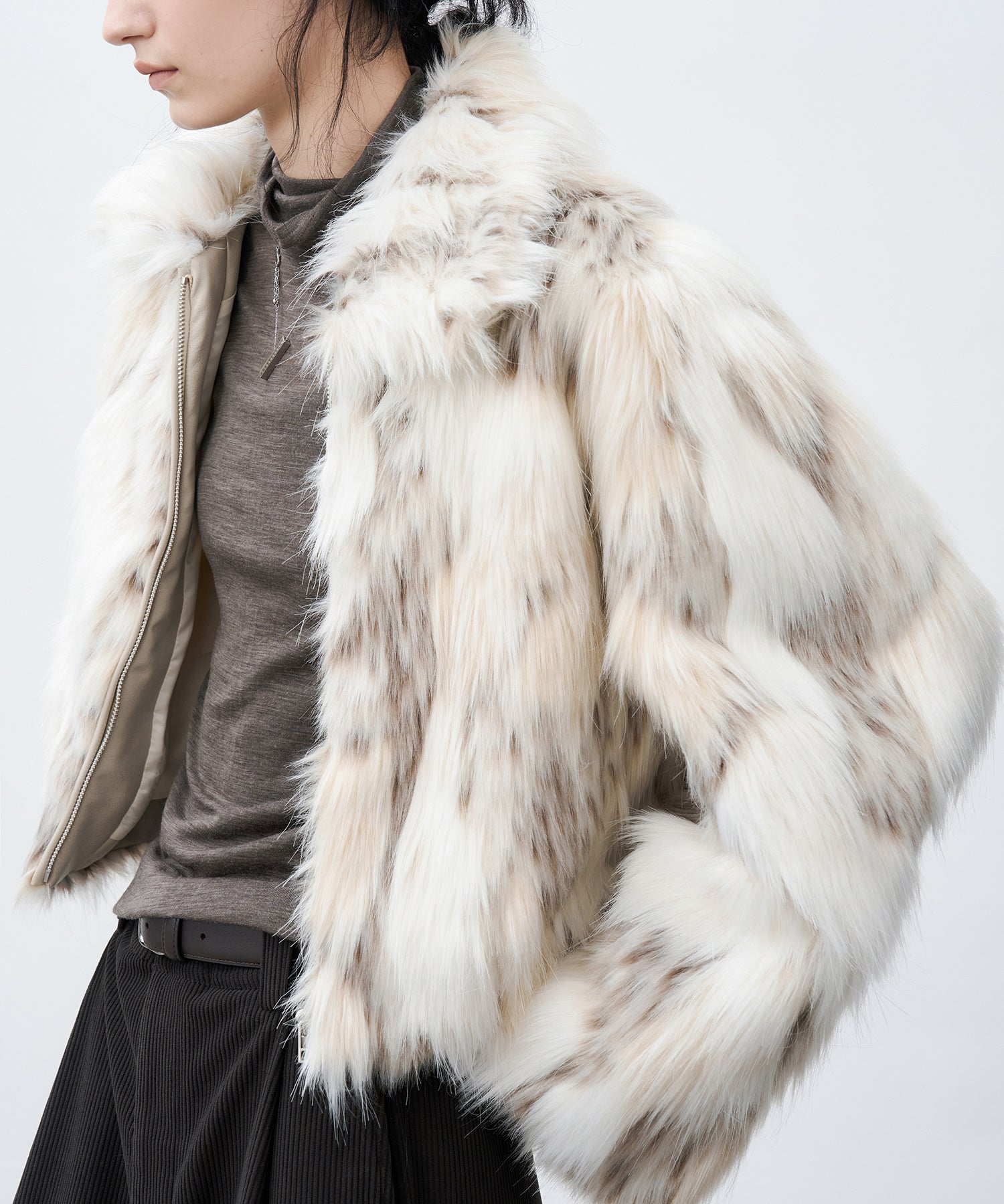 Faux Fur Short Jacket
