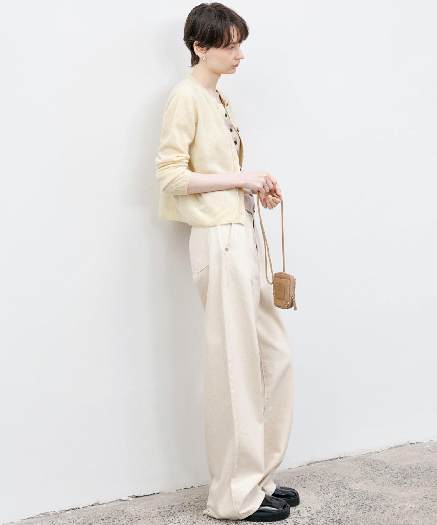Basic Straight Narrow White Denim
