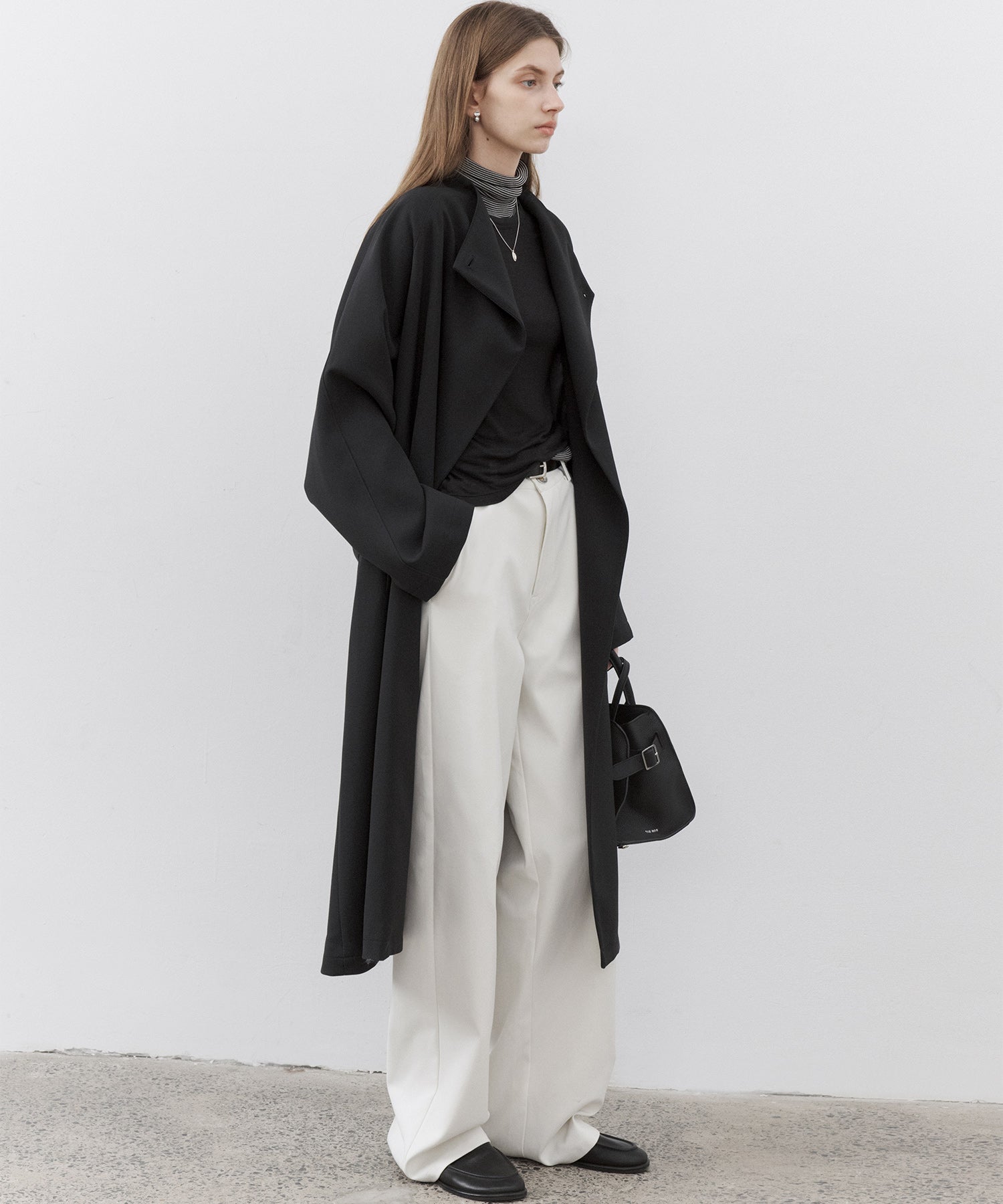 Classic White Straight-Leg Pants