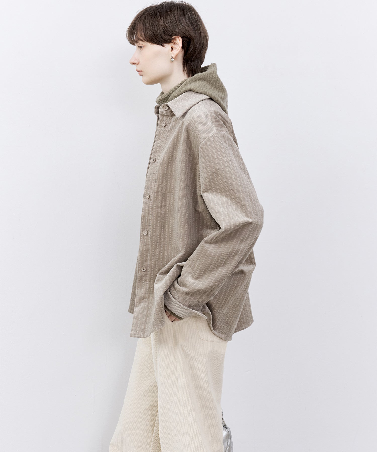 Multi-Stripe Corduroy Shirt