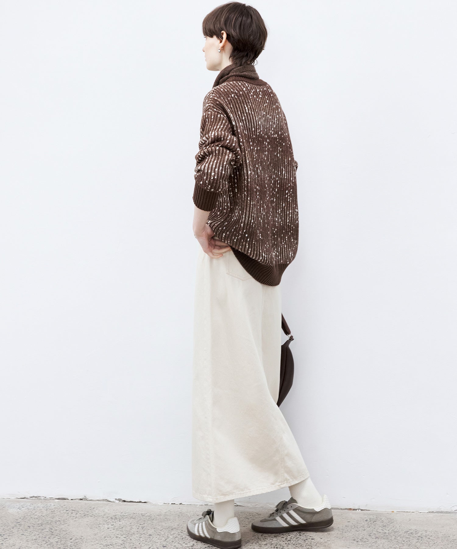 Cozy Snowflake Crew Neck Knit Sweater