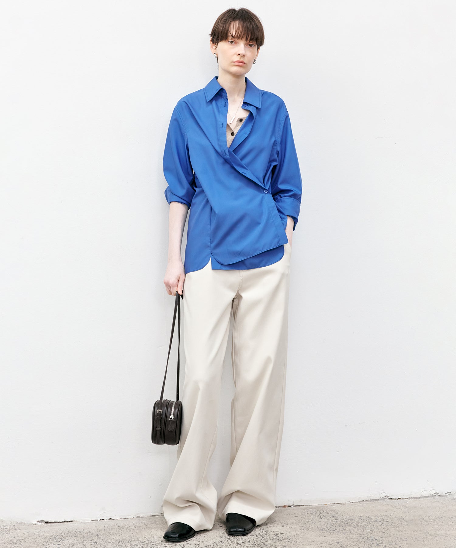 White Straight-Leg Pants