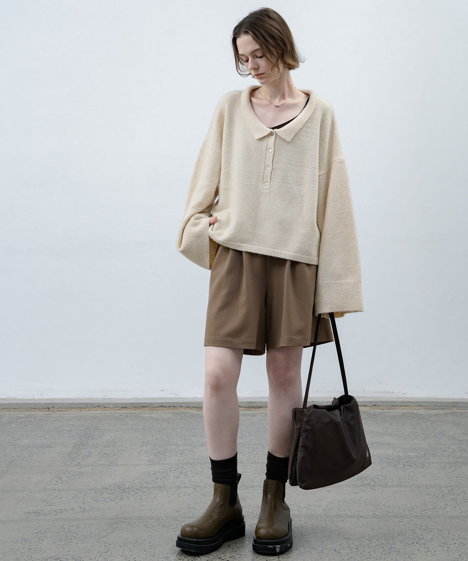 accent waist shorts 