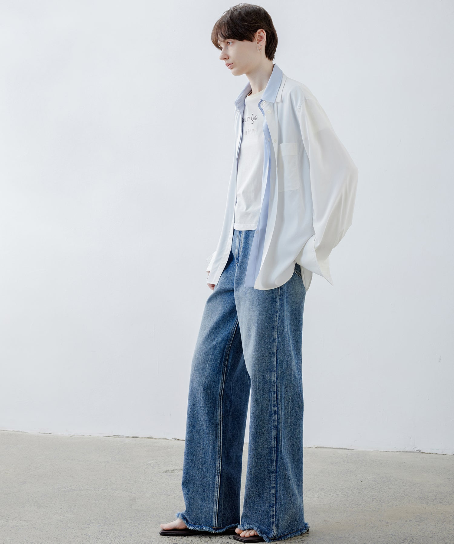 Bicolor Layered Shirt