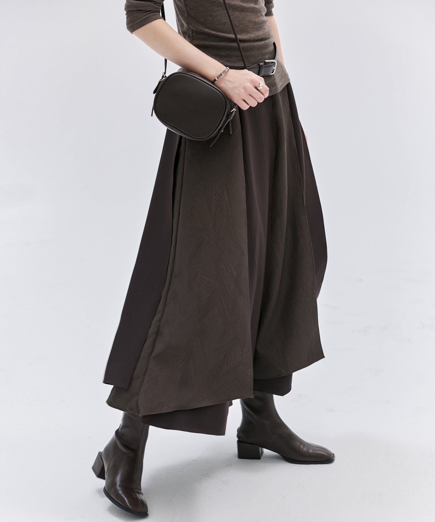 Deconstructed Multi-Panel A-Line Skirt