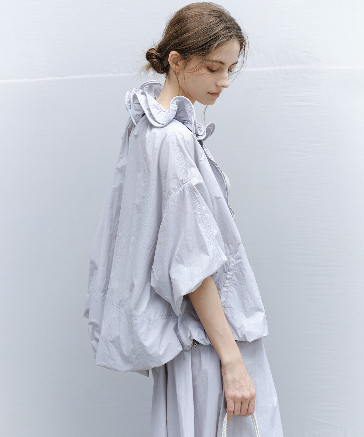 「4月中旬～下旬出荷」UPF50+ Frill Collar Light Jacket