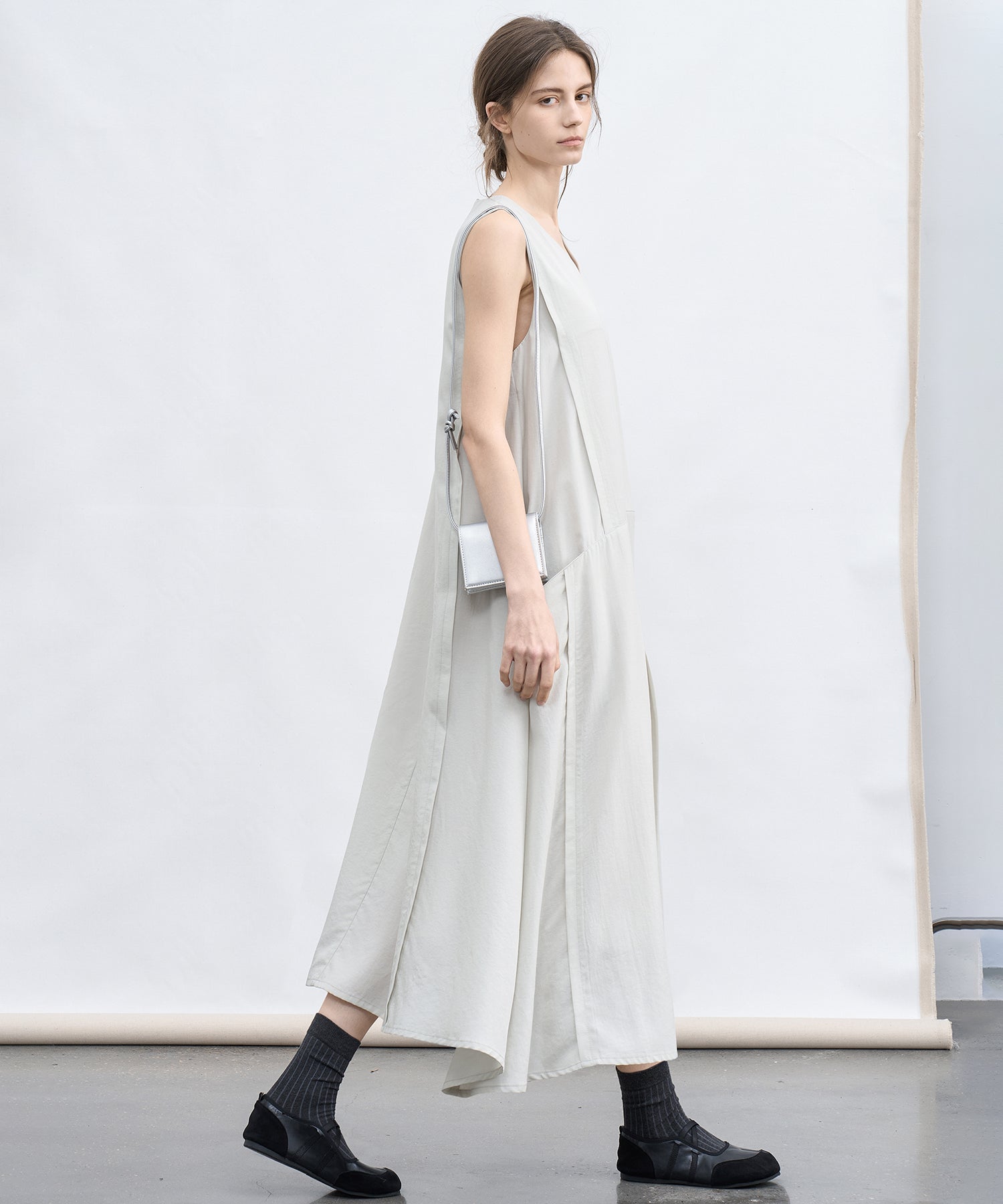 Sleeveless V-Neck A-Line Dress