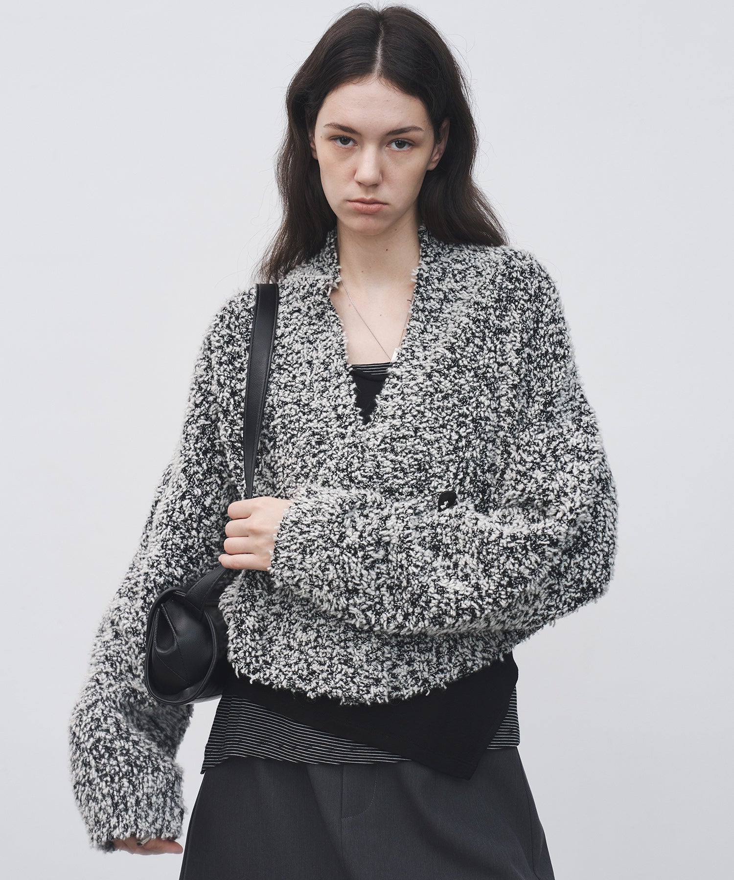 Fluffy Knit Relaxed Cardigan