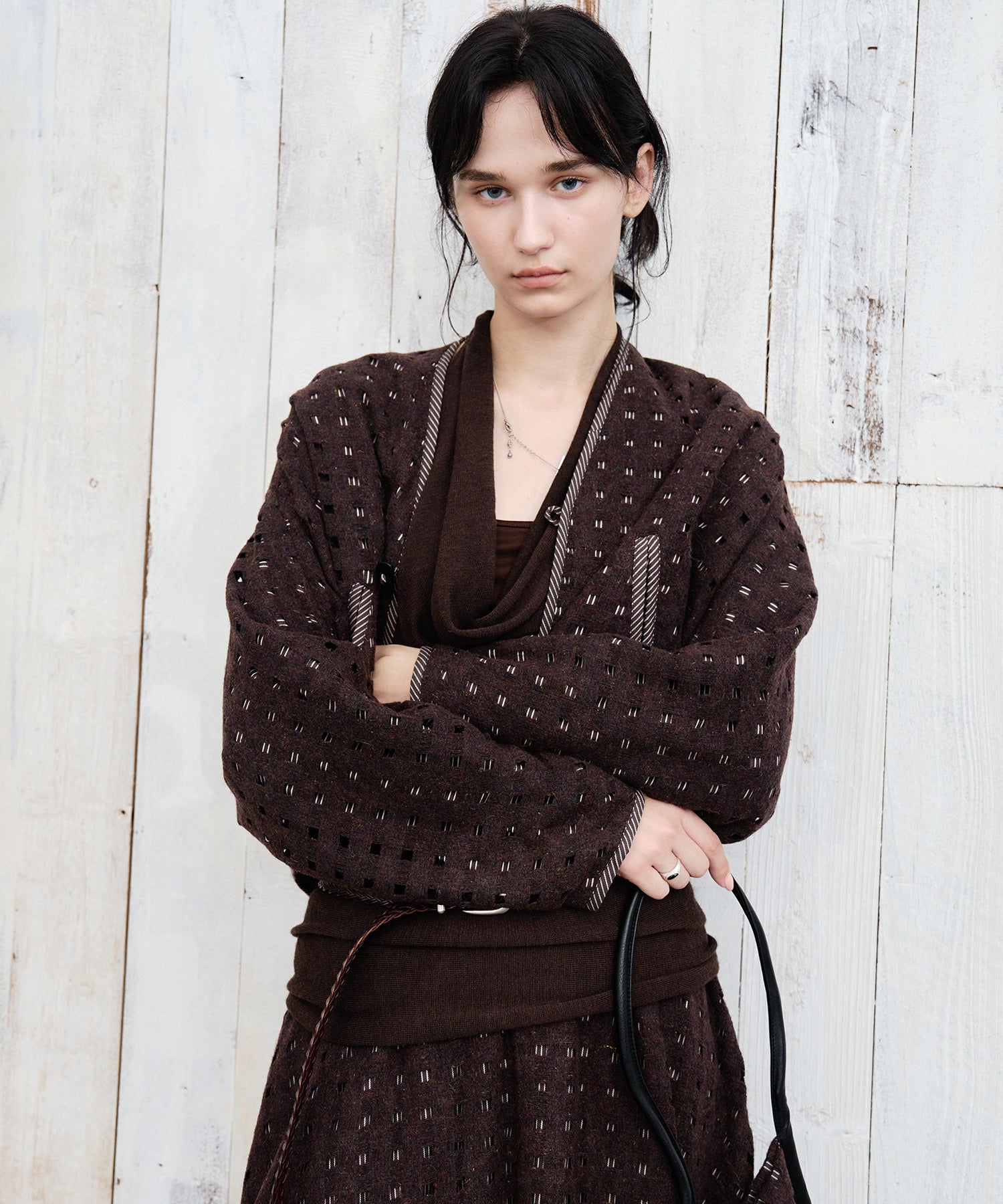Layered Cut-Out Jacket