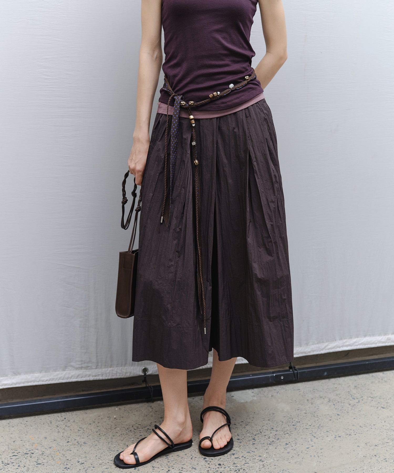 「4月中旬～下旬出荷」UPF50+ A-line Flare Wide Pants