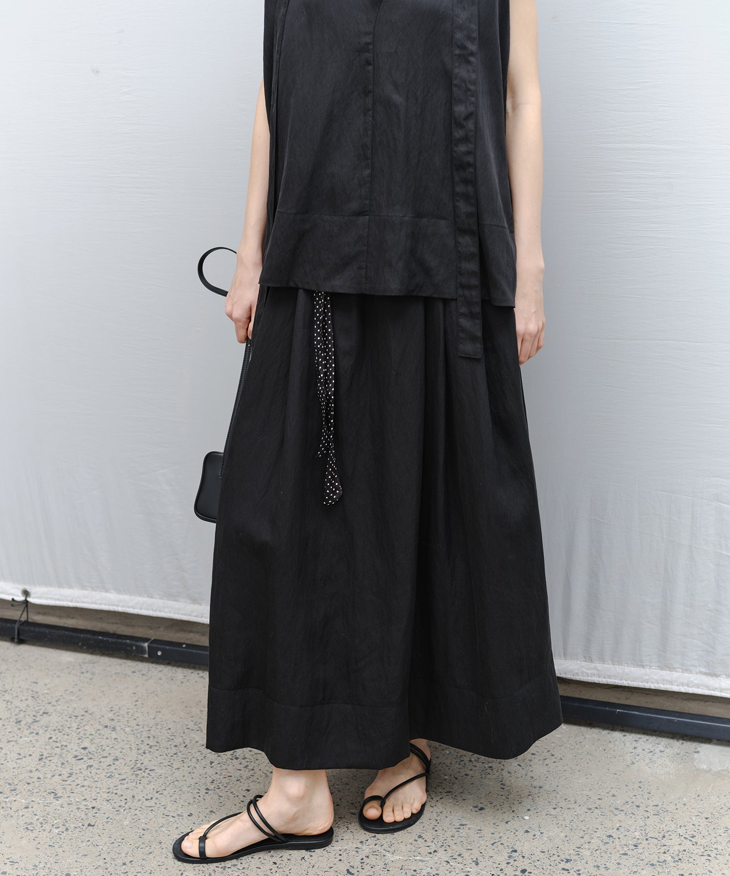Flared Long Skirt
