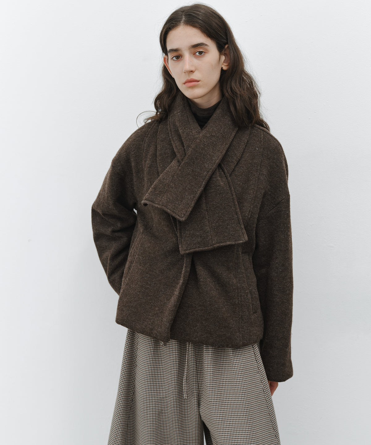 「10月下旬出荷予定」Oversized Cape Short Coat