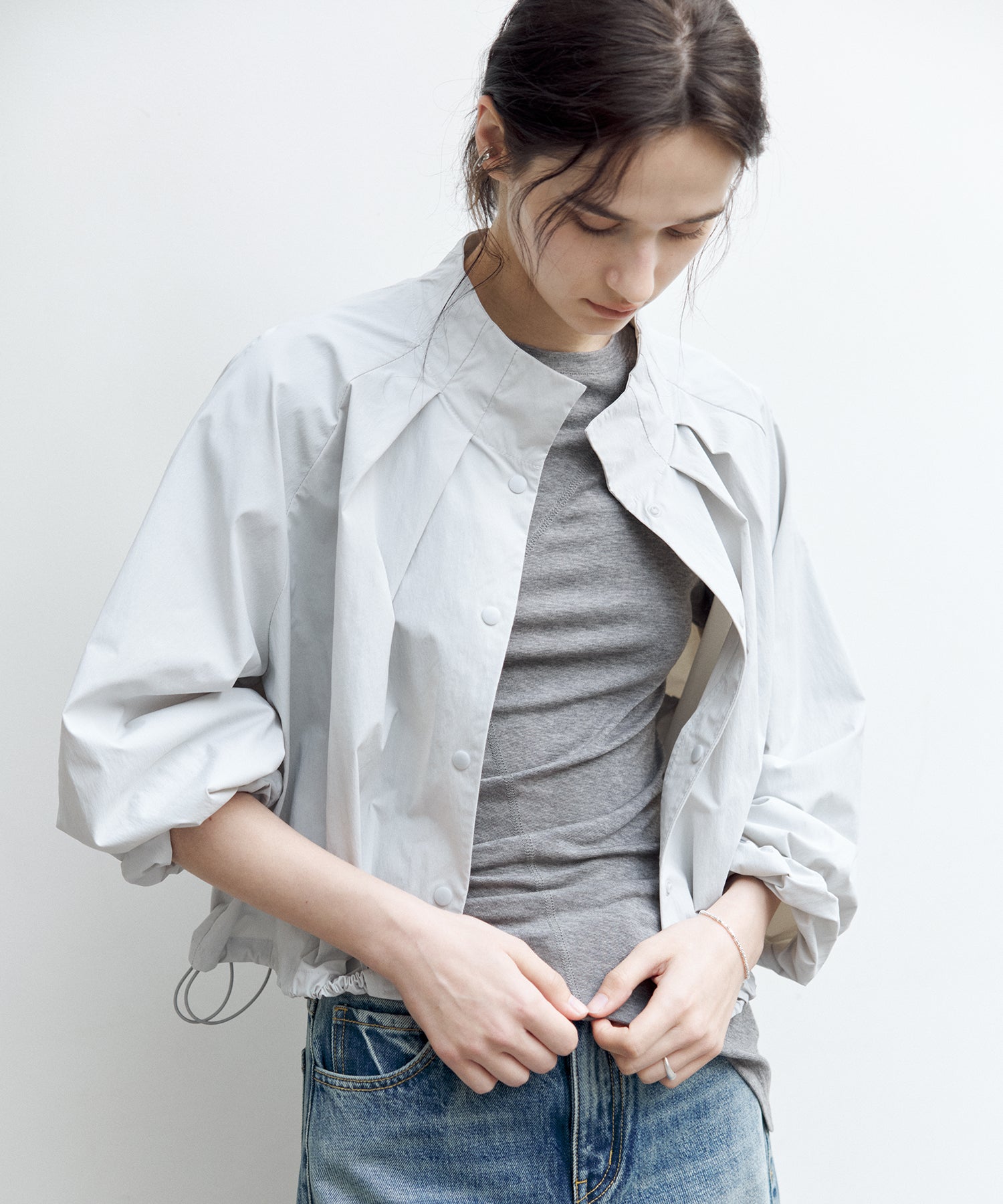 UPF50+ Drawstring Short UV Jacket