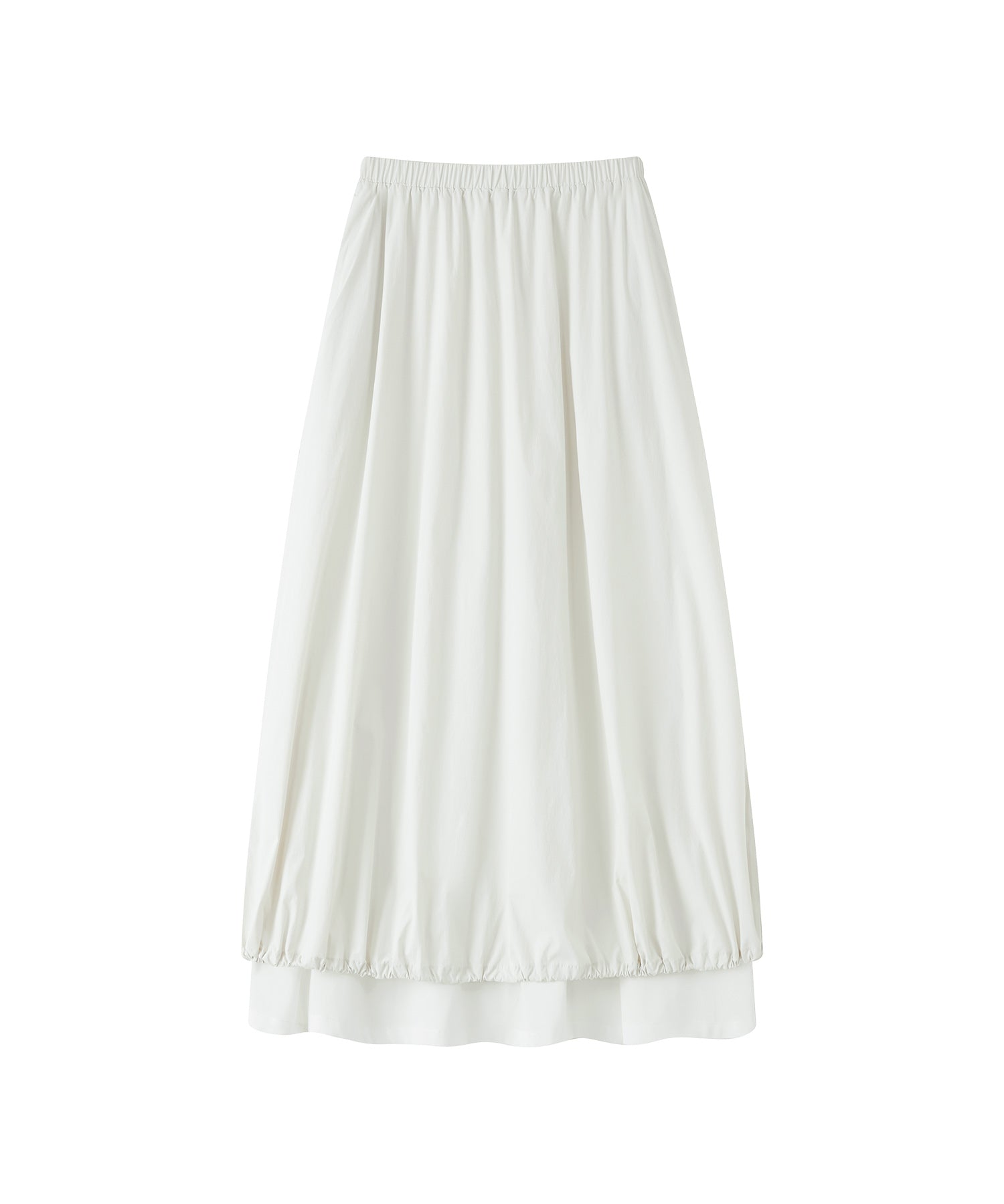 UV 보호 A-Line Drawstring Long Skirt