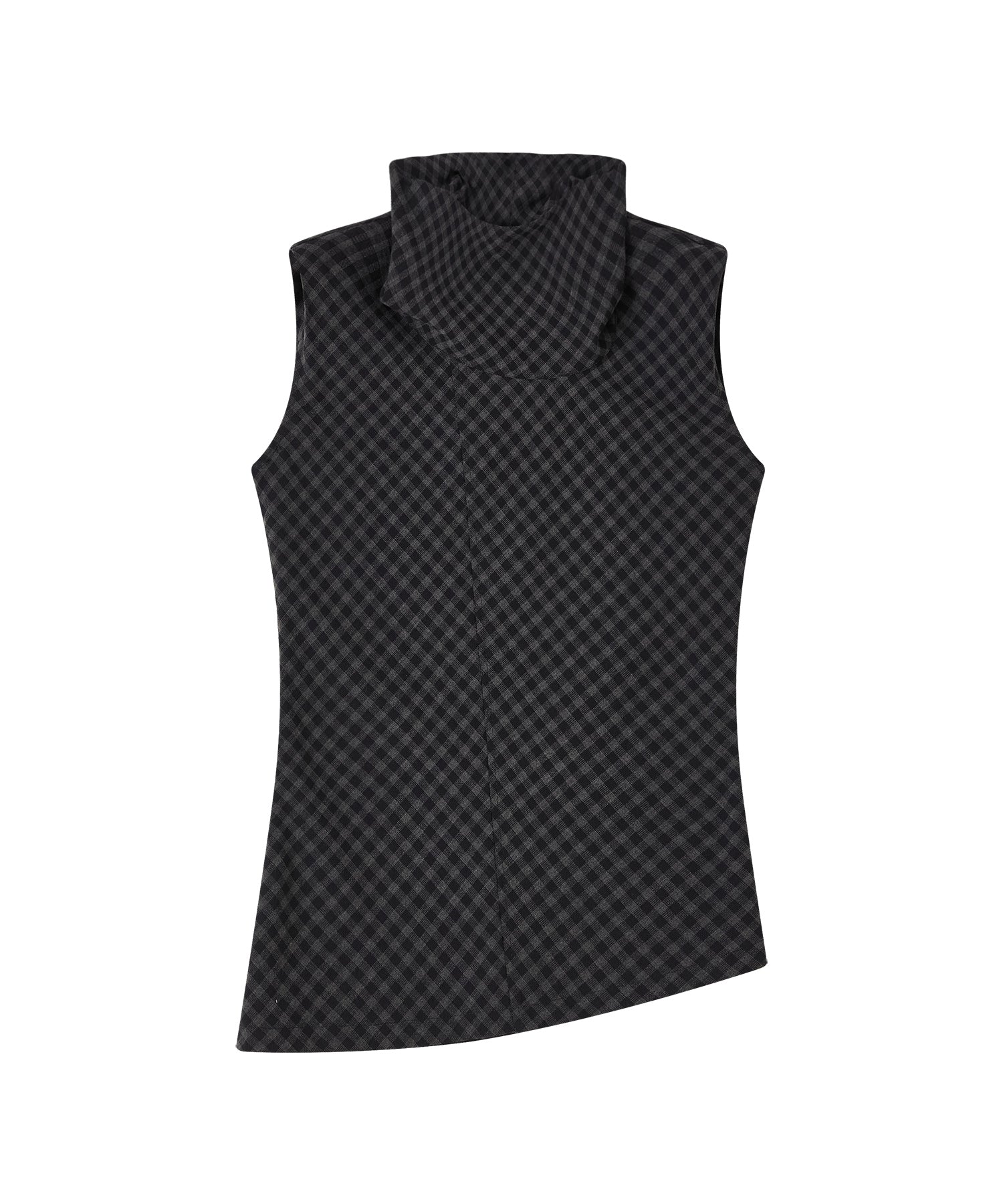 Asymmetrical Hem Drape Top