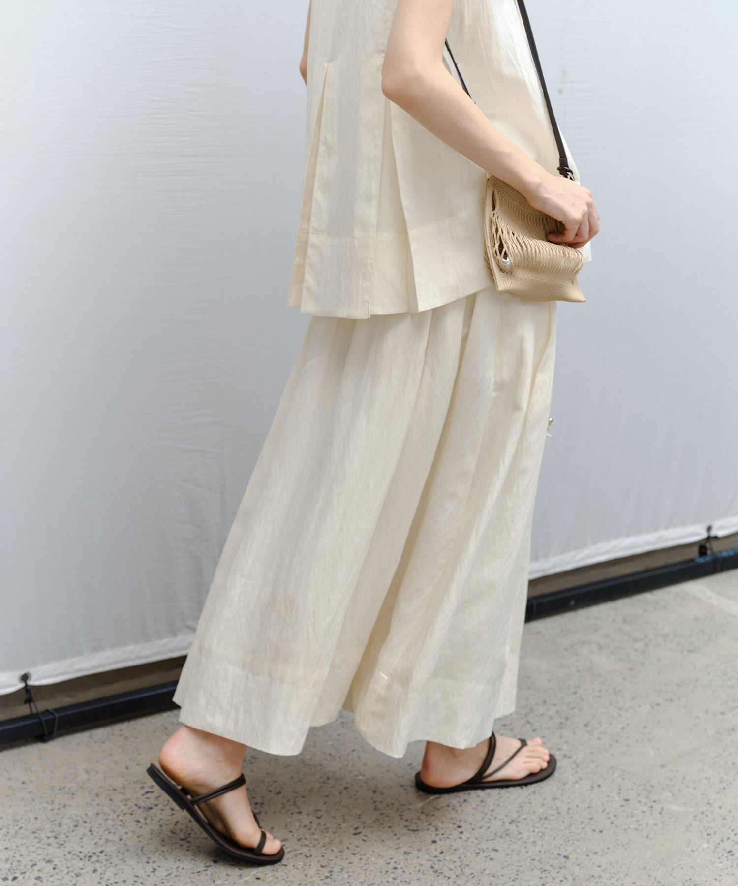 「4月中旬～下旬出荷」Flared Long Skirt