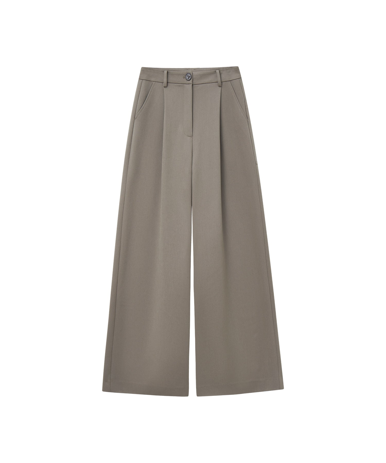 Straight Wide-Leg Trousers