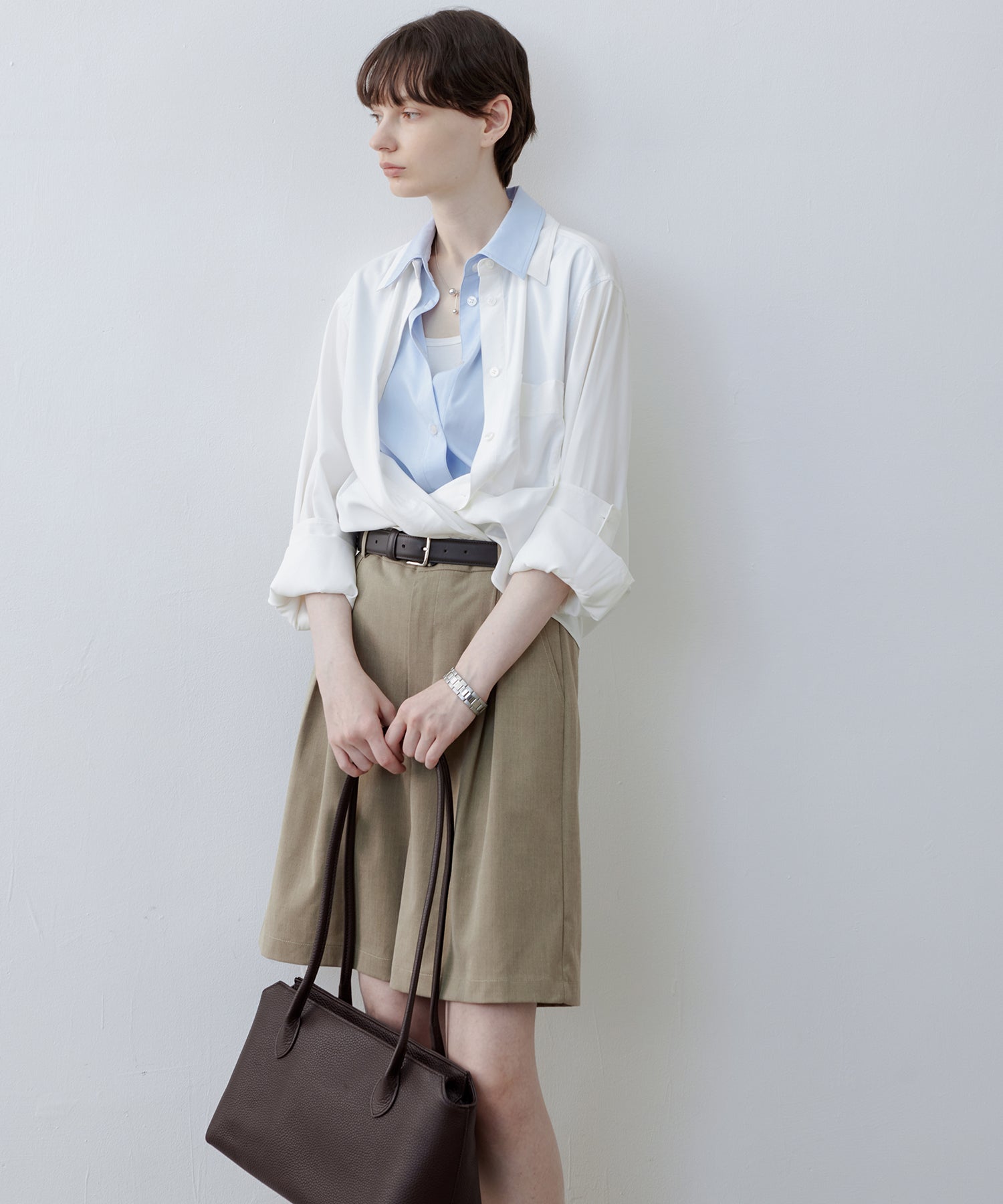 Bicolor Layered Shirt