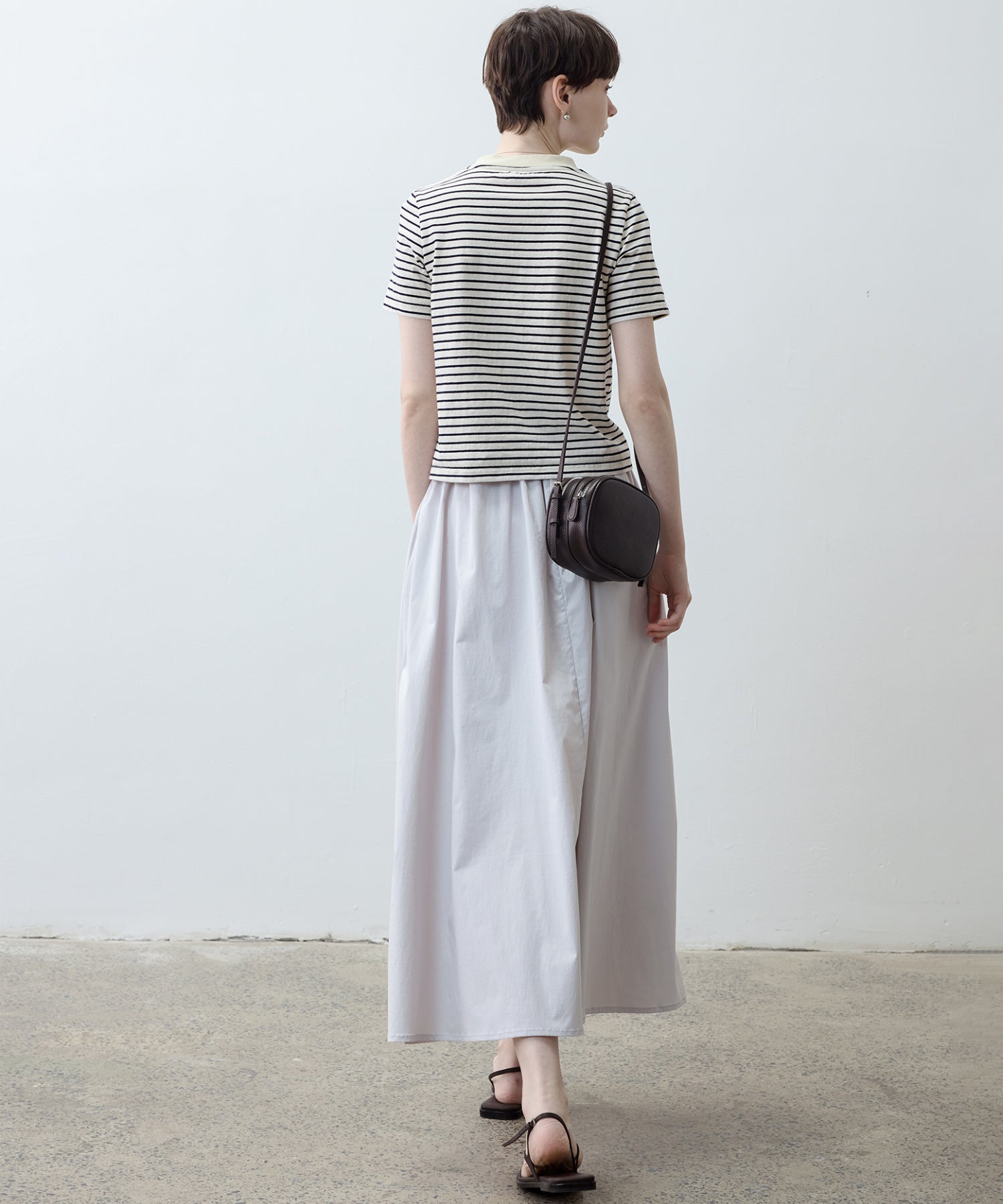 UV-Protection Basic Gathered Skirt