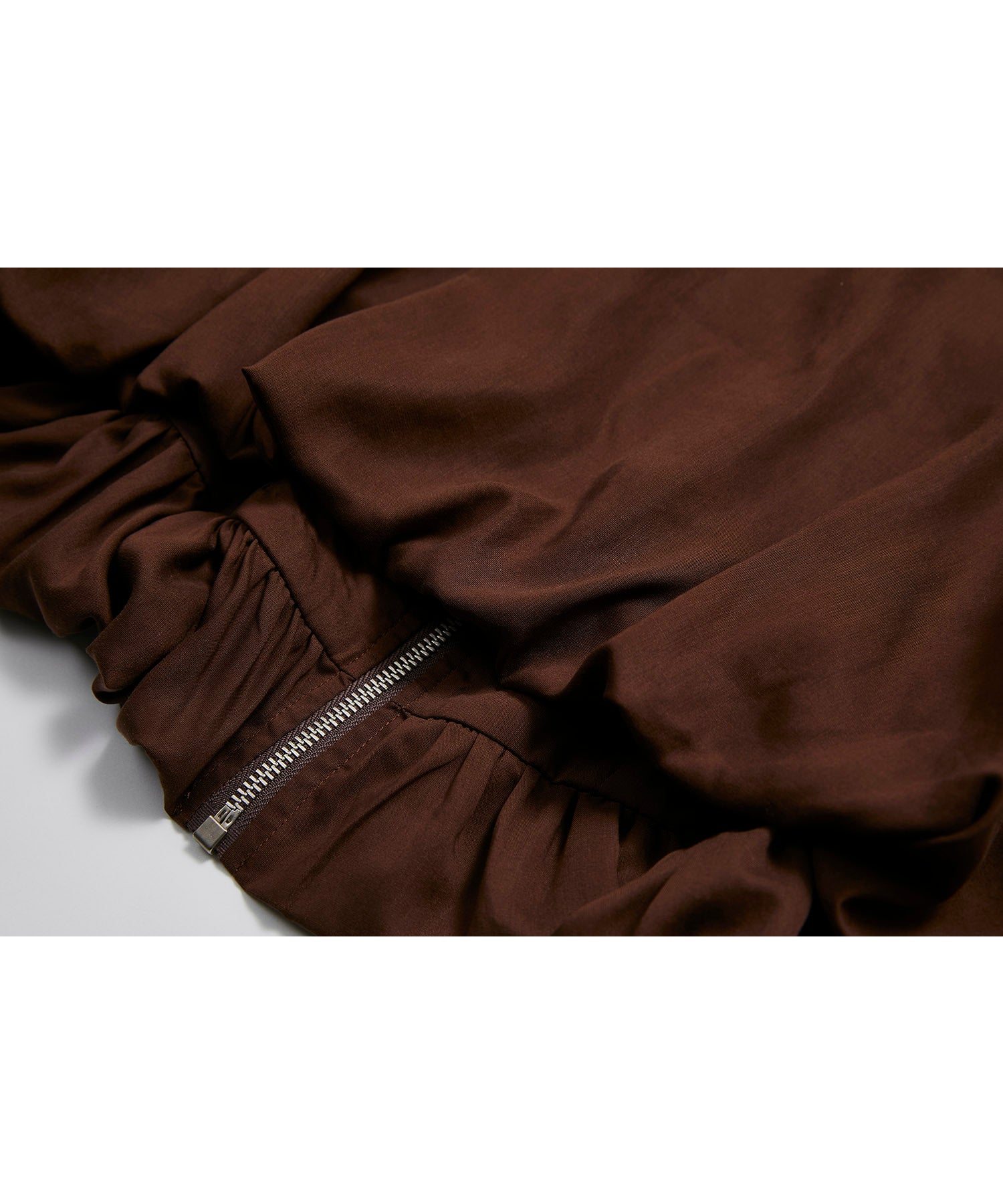 Balloon Sleeve Cropped Blouson