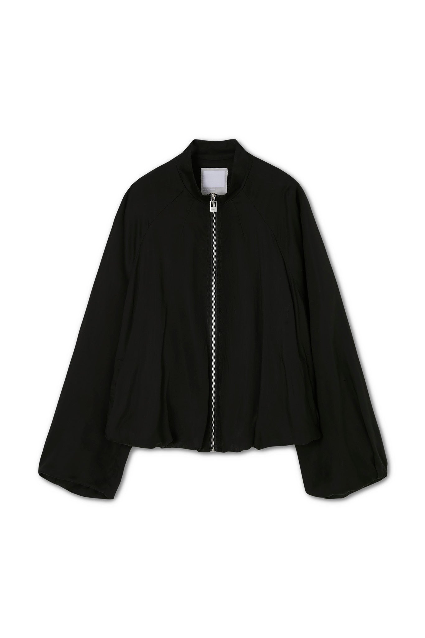 Balloon Sleeve Cropped Blouson