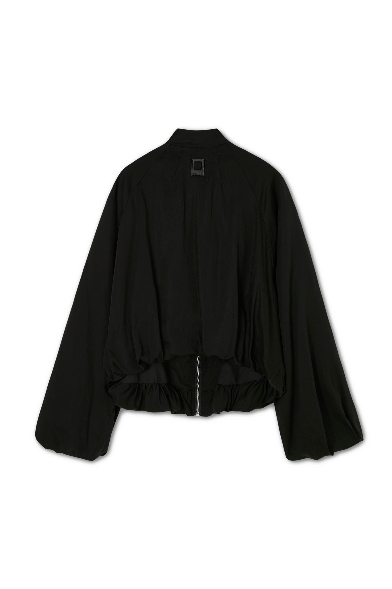 Balloon Sleeve Cropped Blouson