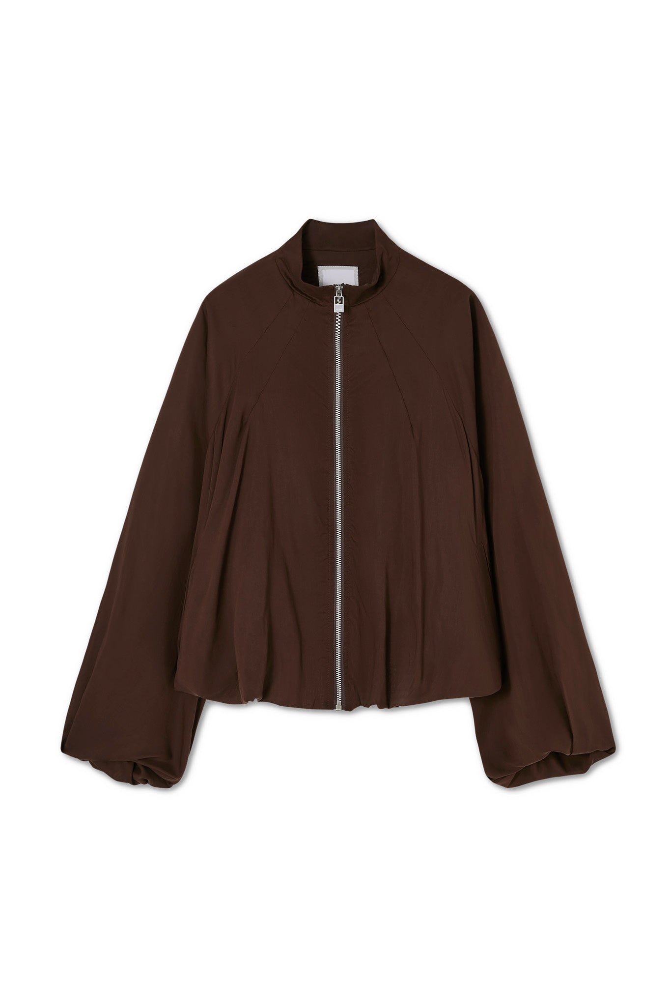 Balloon Sleeve Cropped Blouson